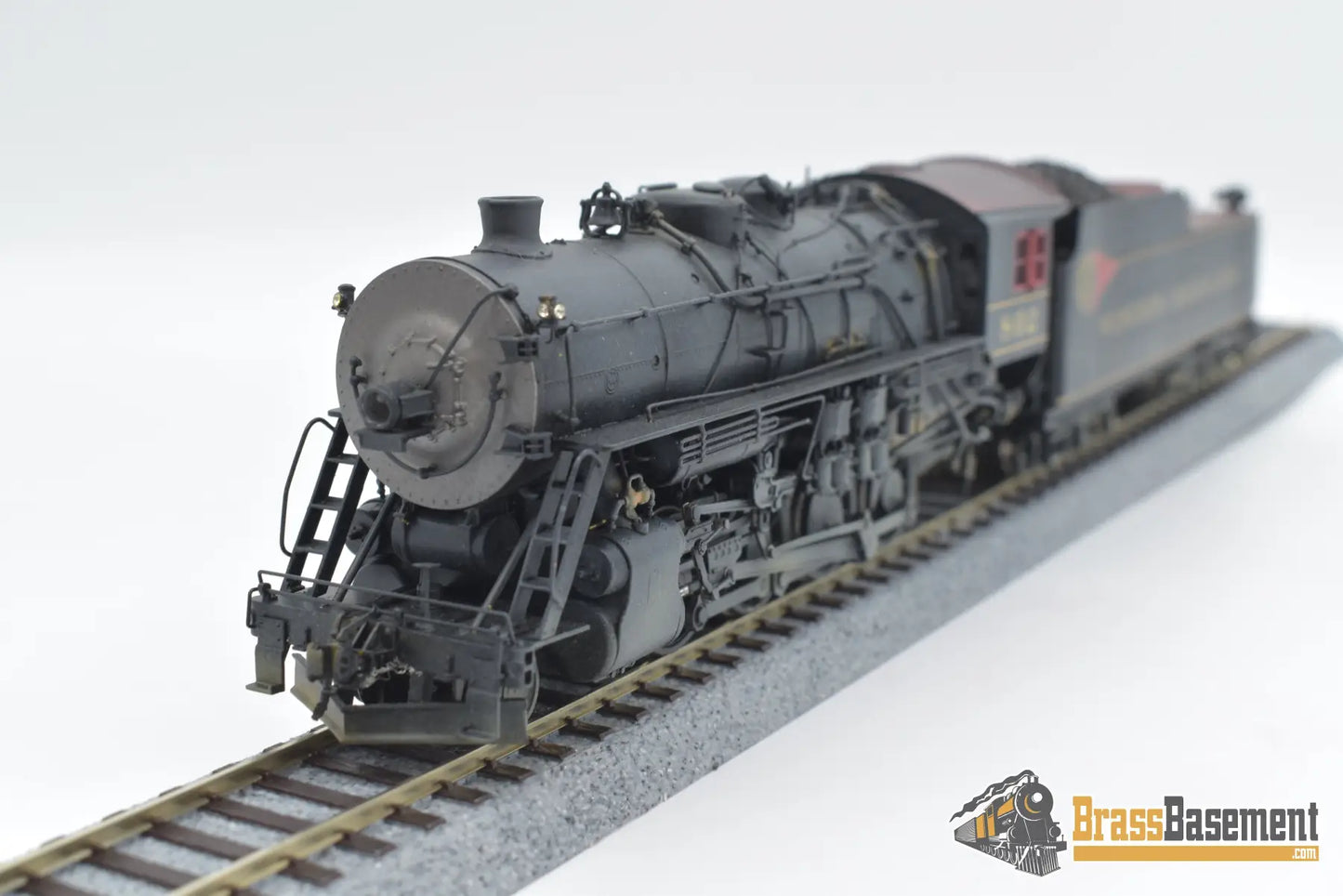 Ho Brass - Ortl Western Maryland 2 - 8 - 0 H - 9 W/ Steam Ejector Factory Painted / Weathered