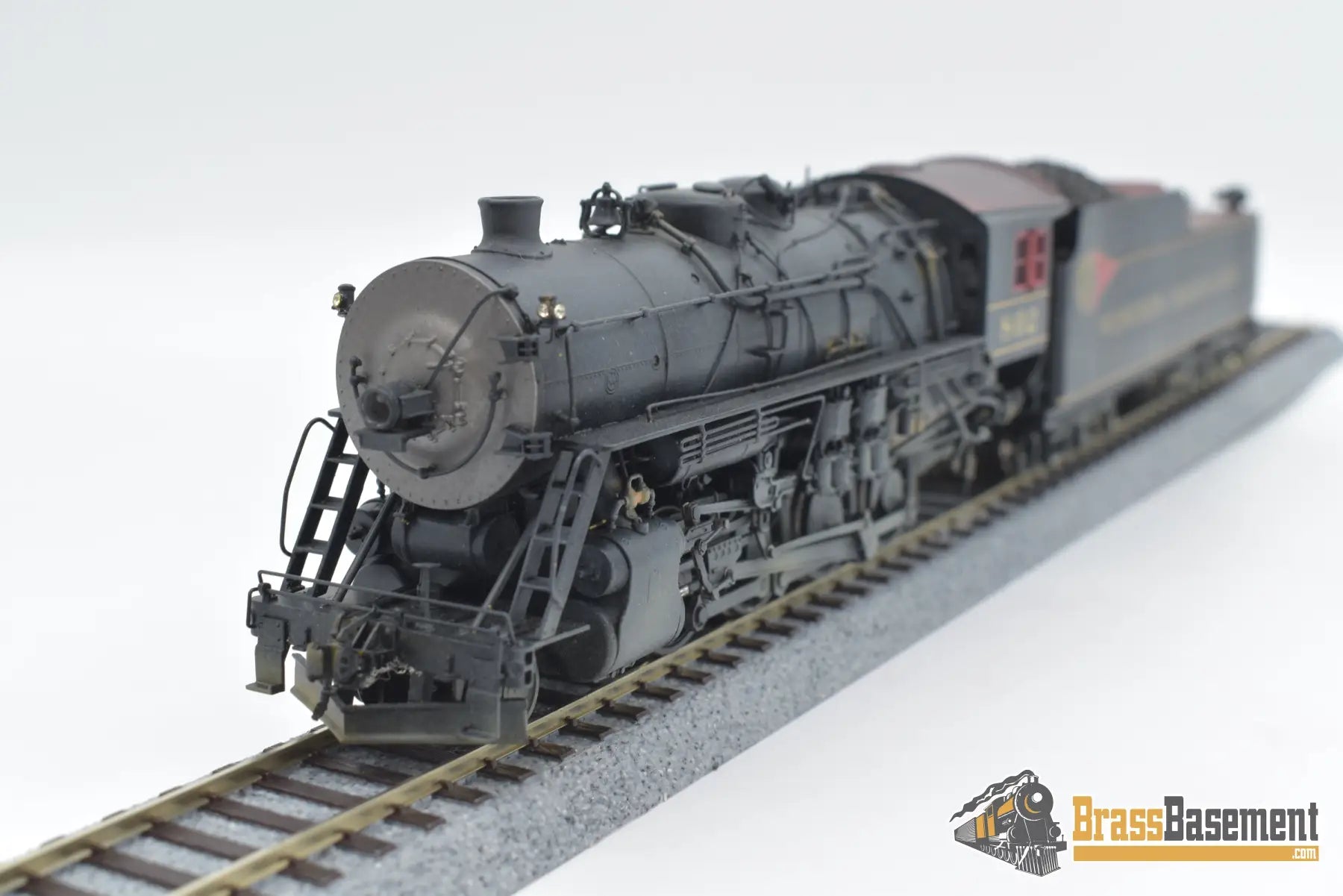 Ho Brass - Ortl Western Maryland 2 - 8 - 0 H - 9 W/ Steam Ejector Factory Painted / Weathered