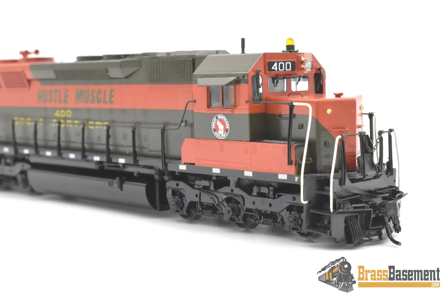 Ho Brass - Overland Great Northern Gn Sd45 #400 ‘Hustle Muscle’ C/P Nice Diesel