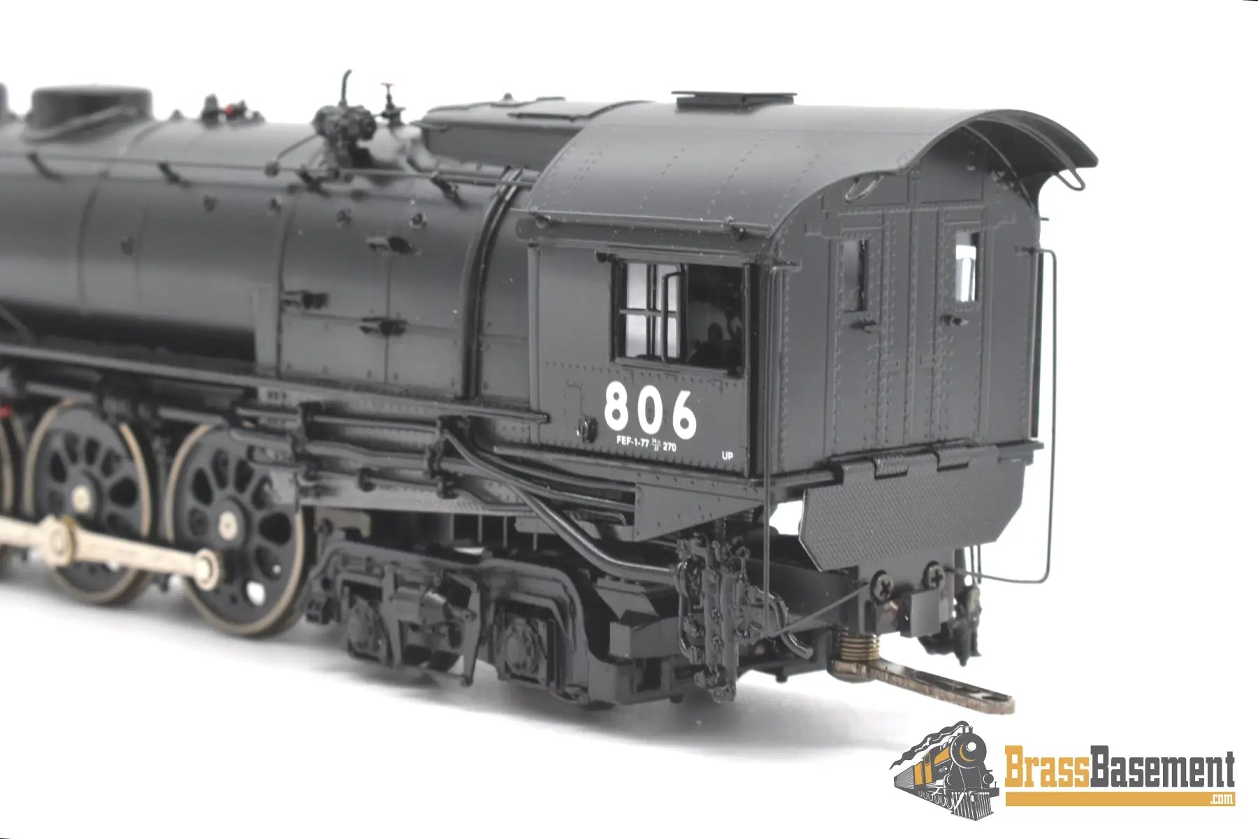 Ho Brass - Overland Omi 4533.1 Union Pacific Up Fef - 1 #806 Black F/P Steam