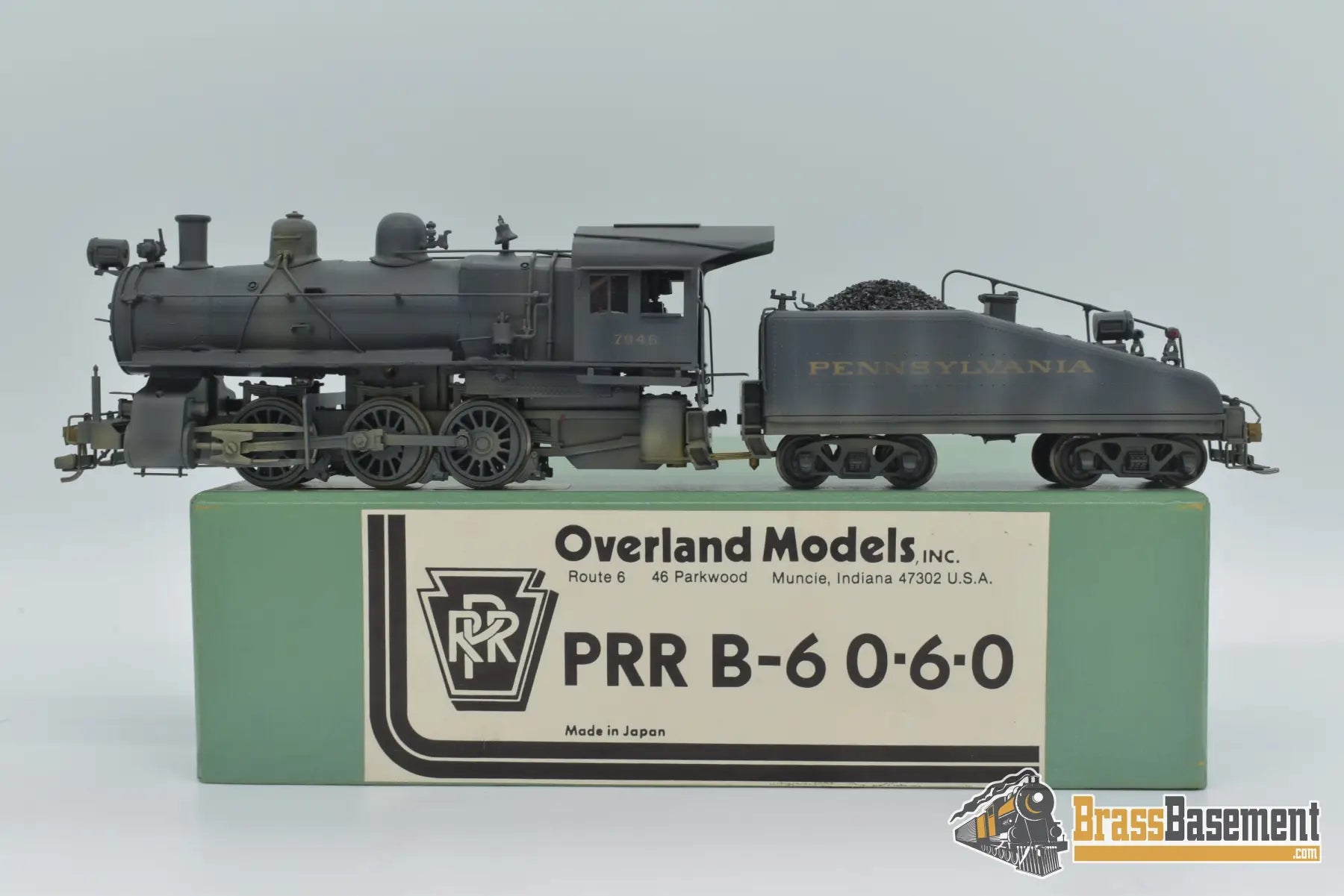 Ho Brass - Overland Pennsylvania Rr Prr B - 6 0 - 6 - 0 Custom Steam