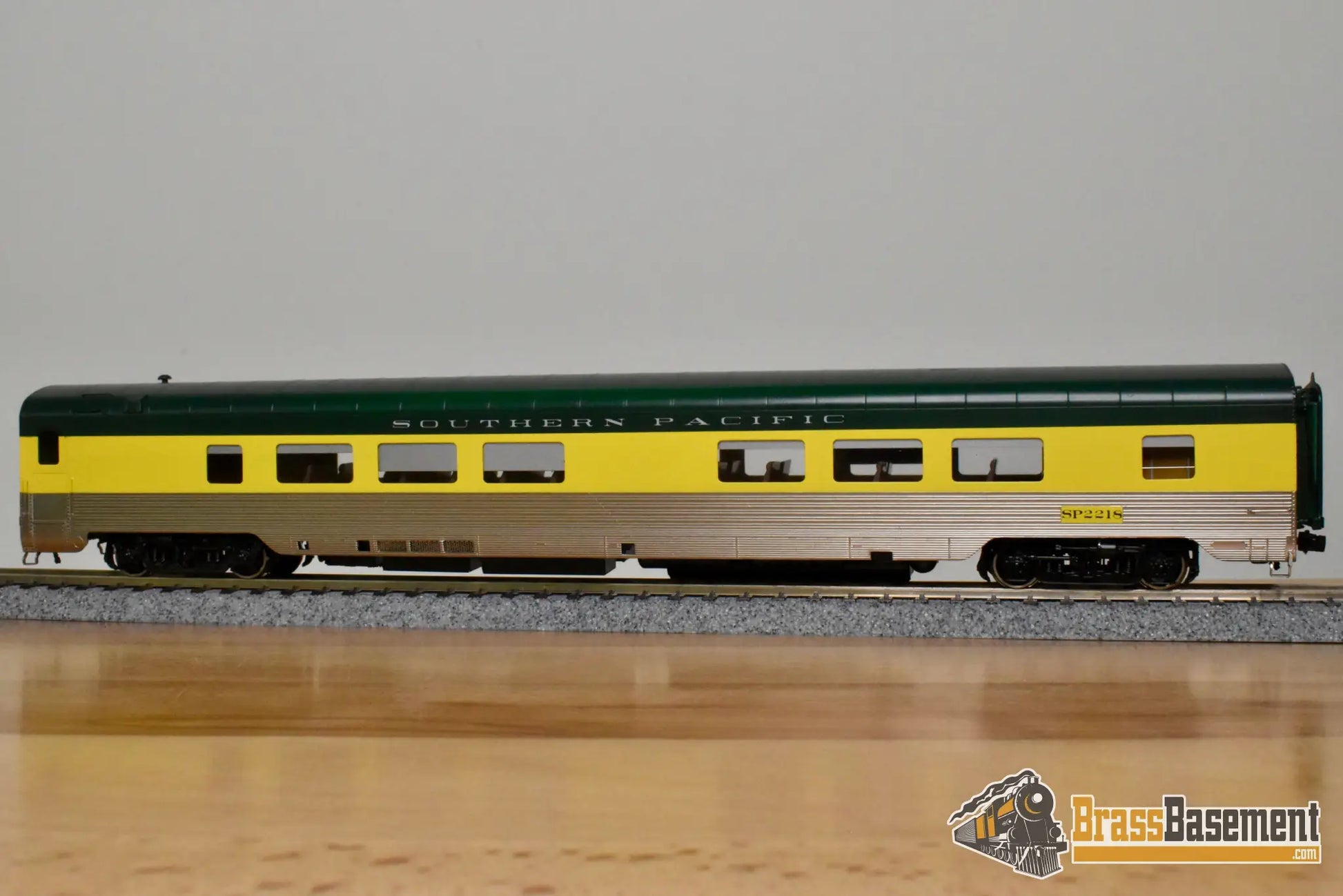 HO Brass - Palace Car Co. Southern Pacific SP #2218 C&NW Paint Chair Car - Boyd Reyes P/P - Passenger