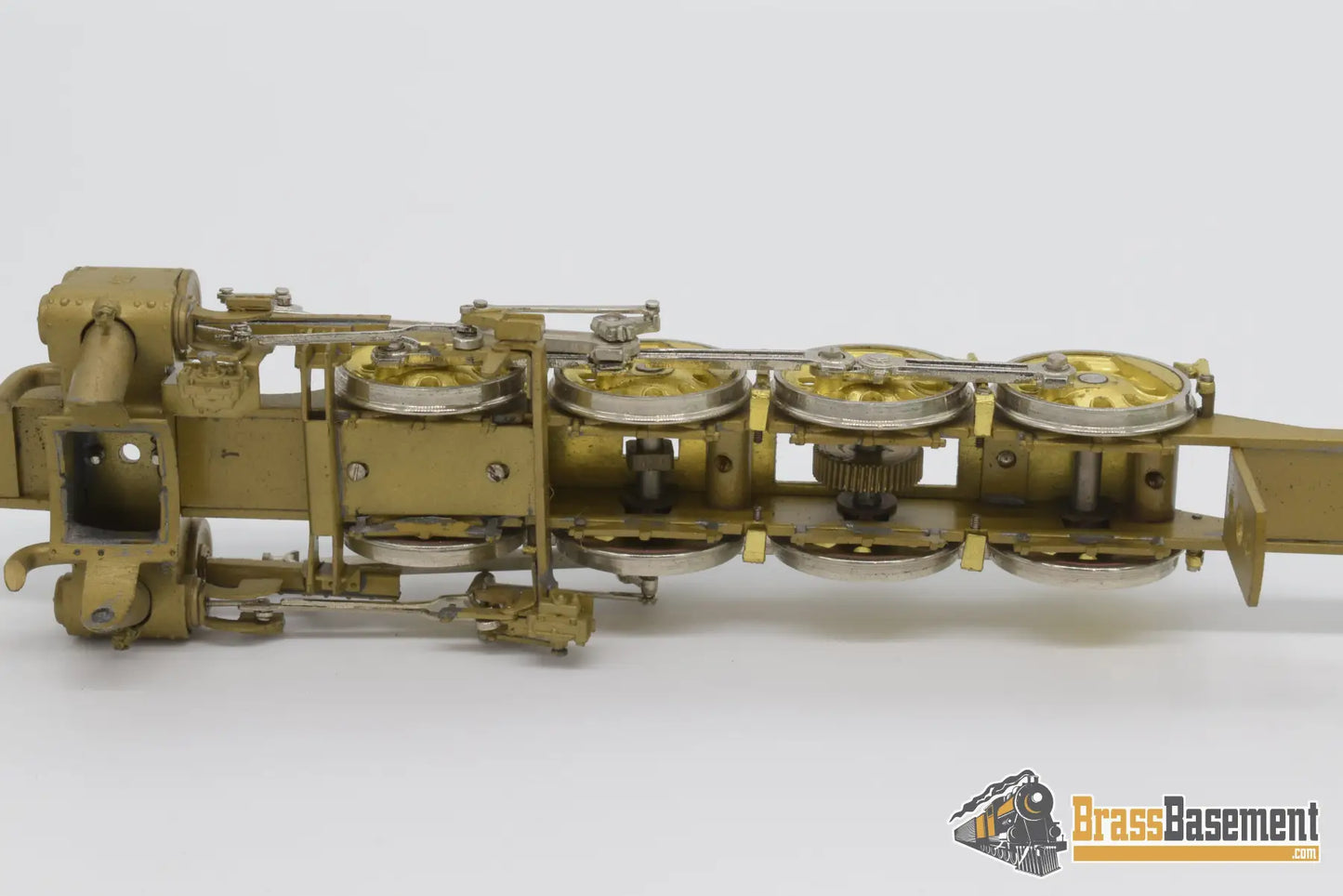 Ho Brass Part - Rf&P Replacement Chassis With Drivers Running Gear Steam