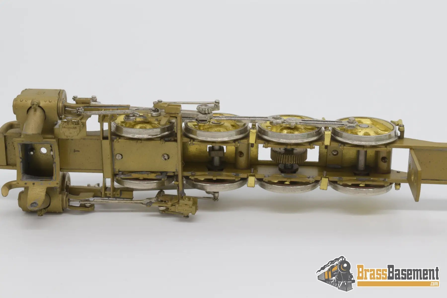 Ho Brass Part - Rf&P Replacement Chassis With Drivers Running Gear Steam
