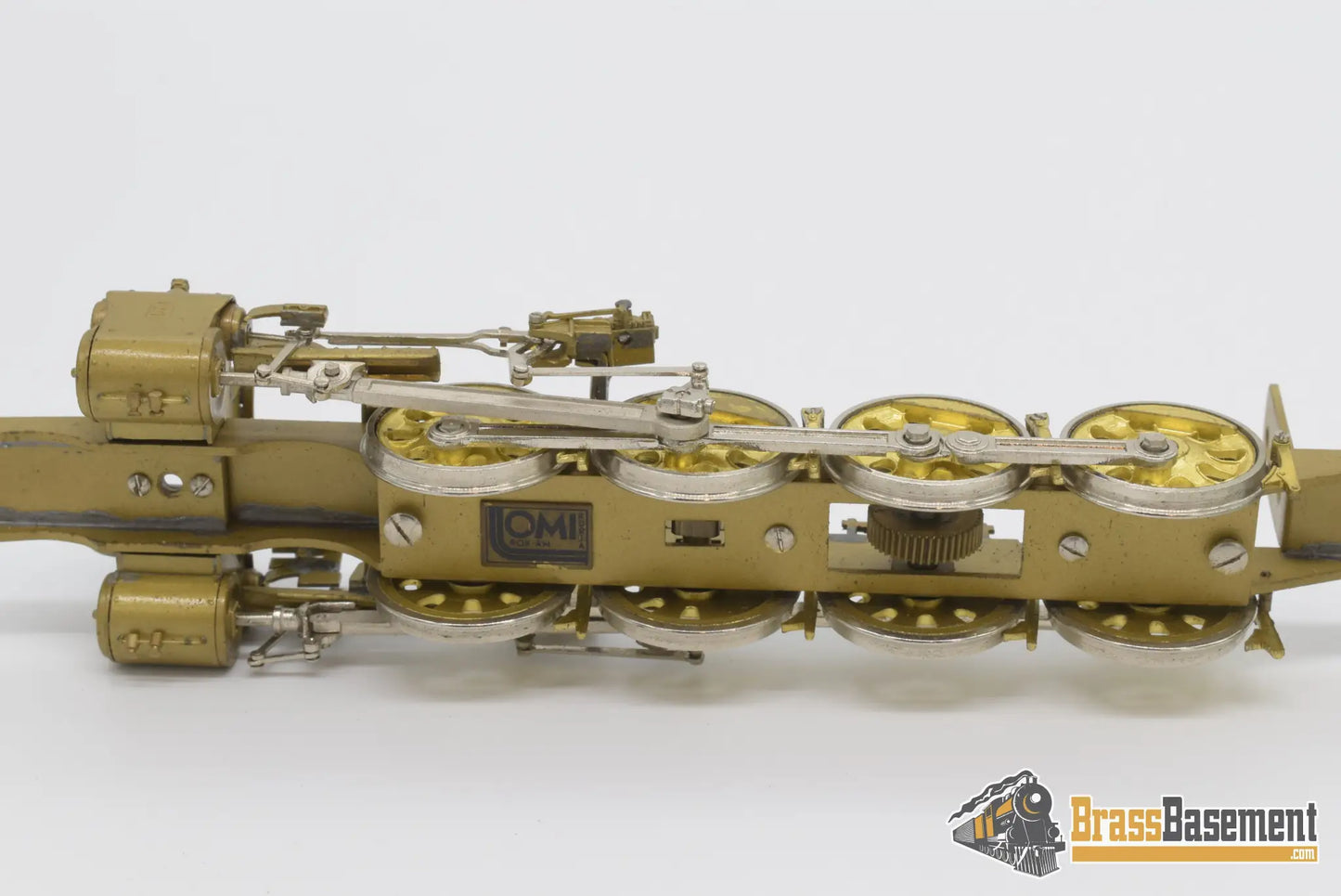 Ho Brass Part - Rf&P Replacement Chassis With Drivers Running Gear Steam