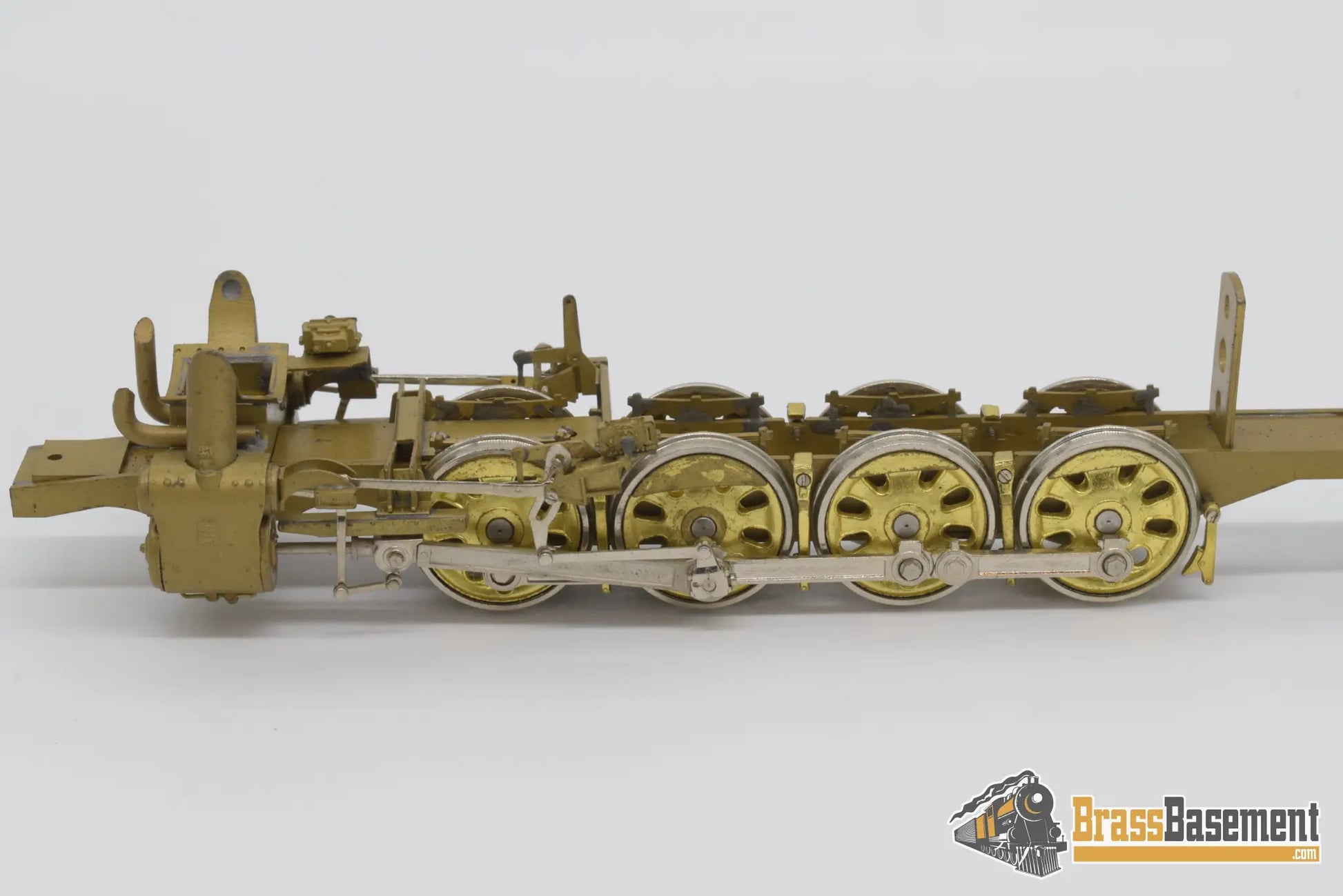 Ho Brass Part - Rf&P Replacement Chassis With Drivers Running Gear Steam
