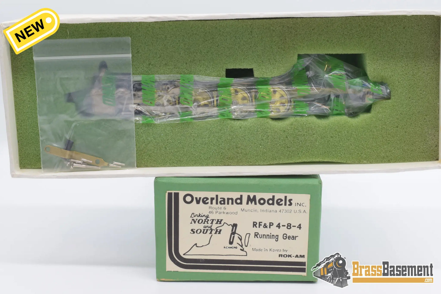 Ho Brass Part - Rf&P Replacement Chassis With Drivers Running Gear Steam