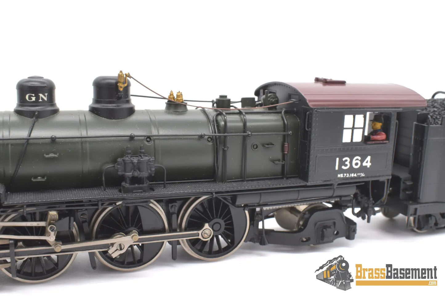Ho Brass - Pbl/Pfm Great Northern Gn 4 - 6 - 2 H - 5 Pro Paint & Plated Cylinders Steam