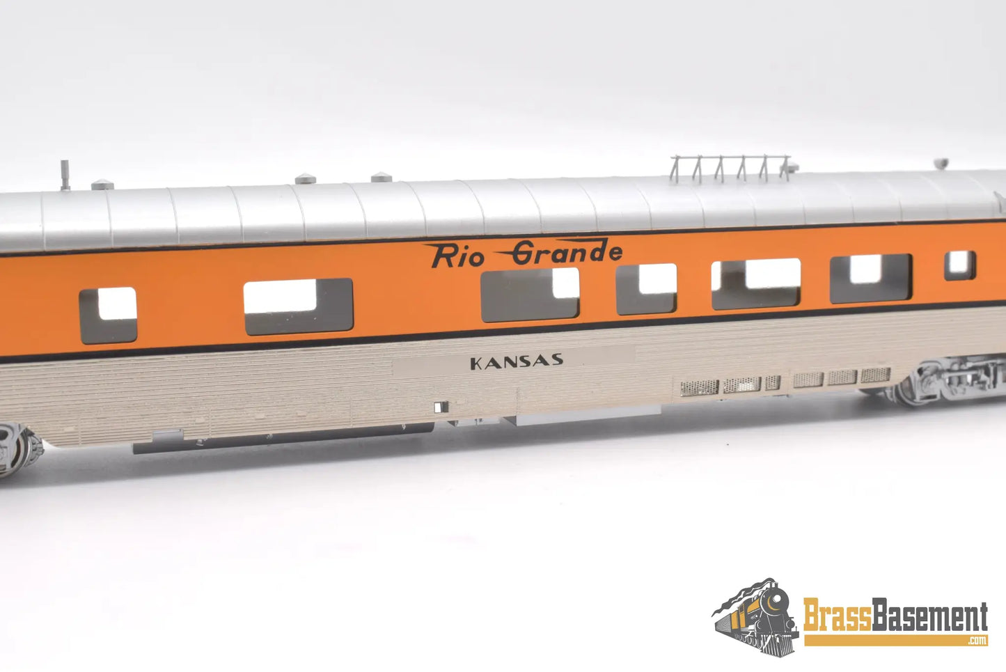 Ho Brass - Pcc Palace Car Company Drgw Rio Grande Business ’Kansas’ Factory Paint Passenger