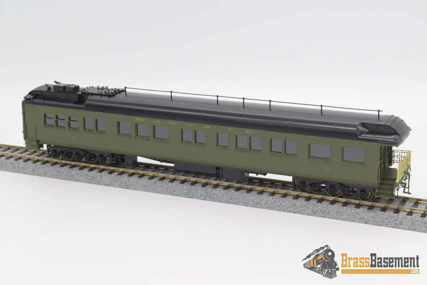 Ho Brass - Pecos River Santa Fe Business Car #10 F/P Passenger