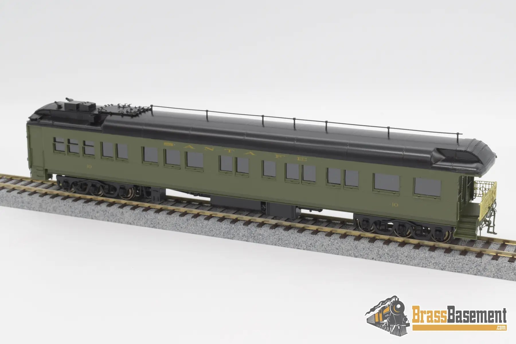 Ho Brass - Pecos River Santa Fe Business Car #10 F/P Passenger
