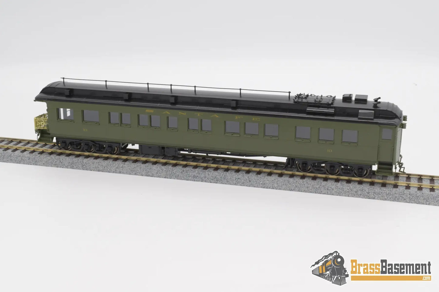 Ho Brass - Pecos River Santa Fe Business Car #10 F/P Passenger
