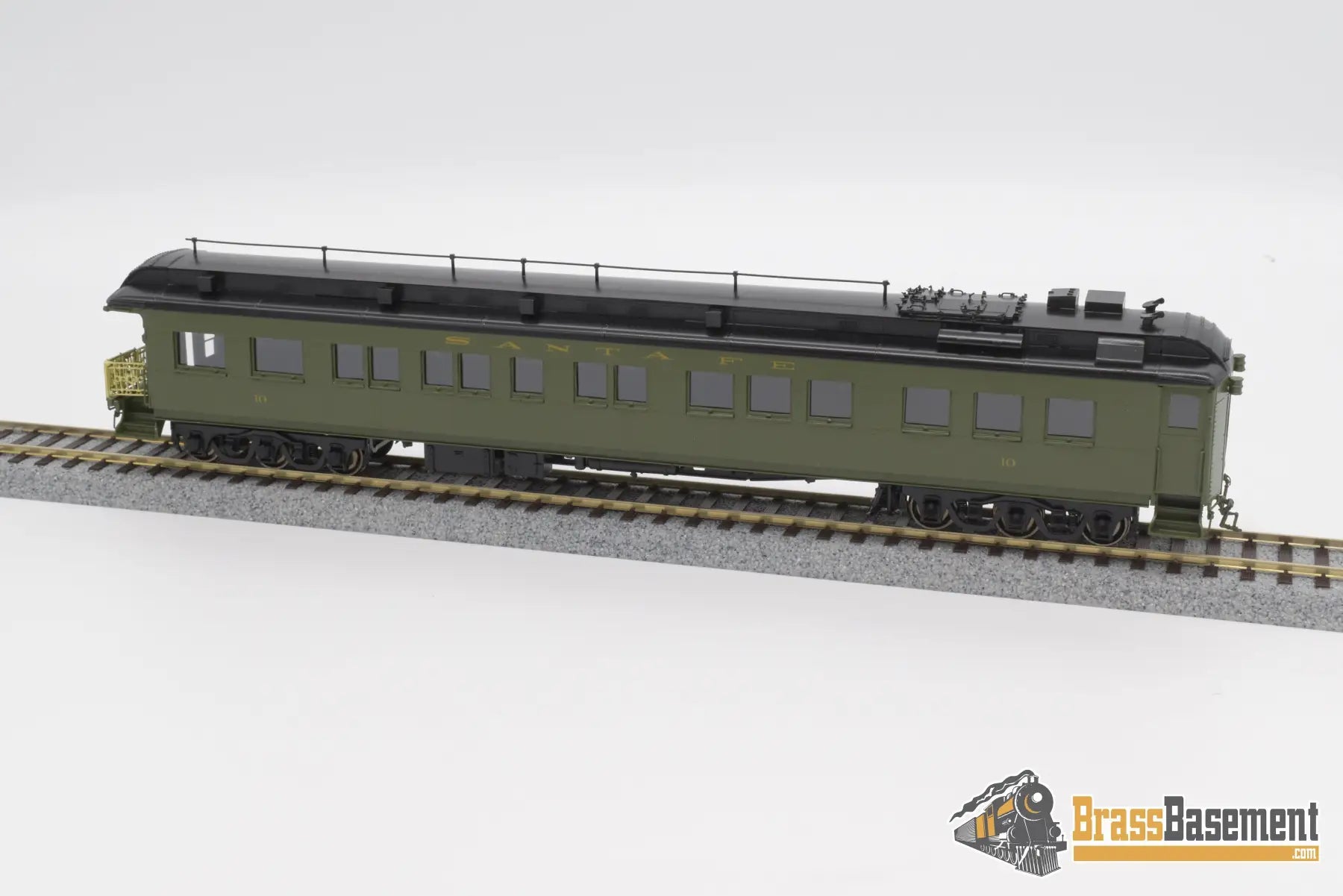 Ho Brass - Pecos River Santa Fe Business Car #10 F/P Passenger