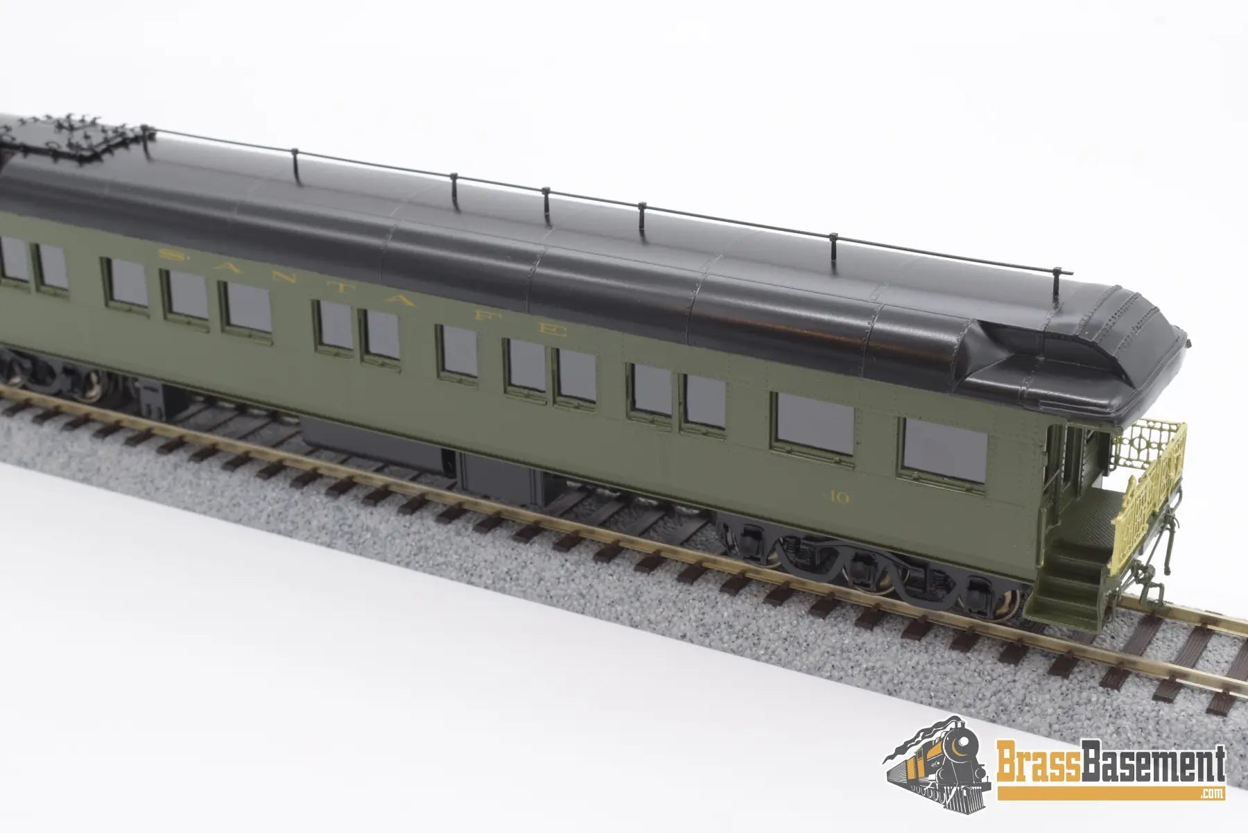 Ho Brass - Pecos River Santa Fe Business Car #10 F/P Passenger