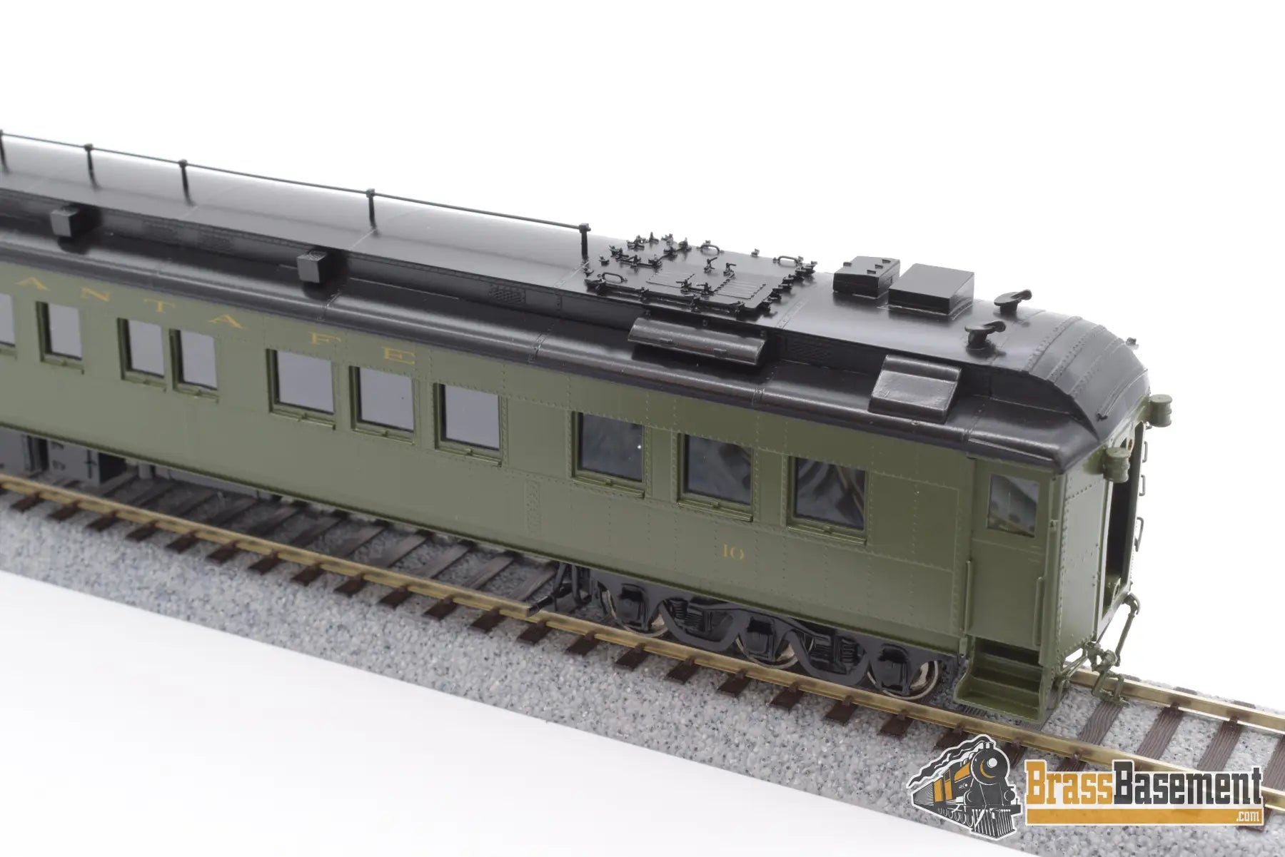 Ho Brass - Pecos River Santa Fe Business Car #10 F/P Passenger