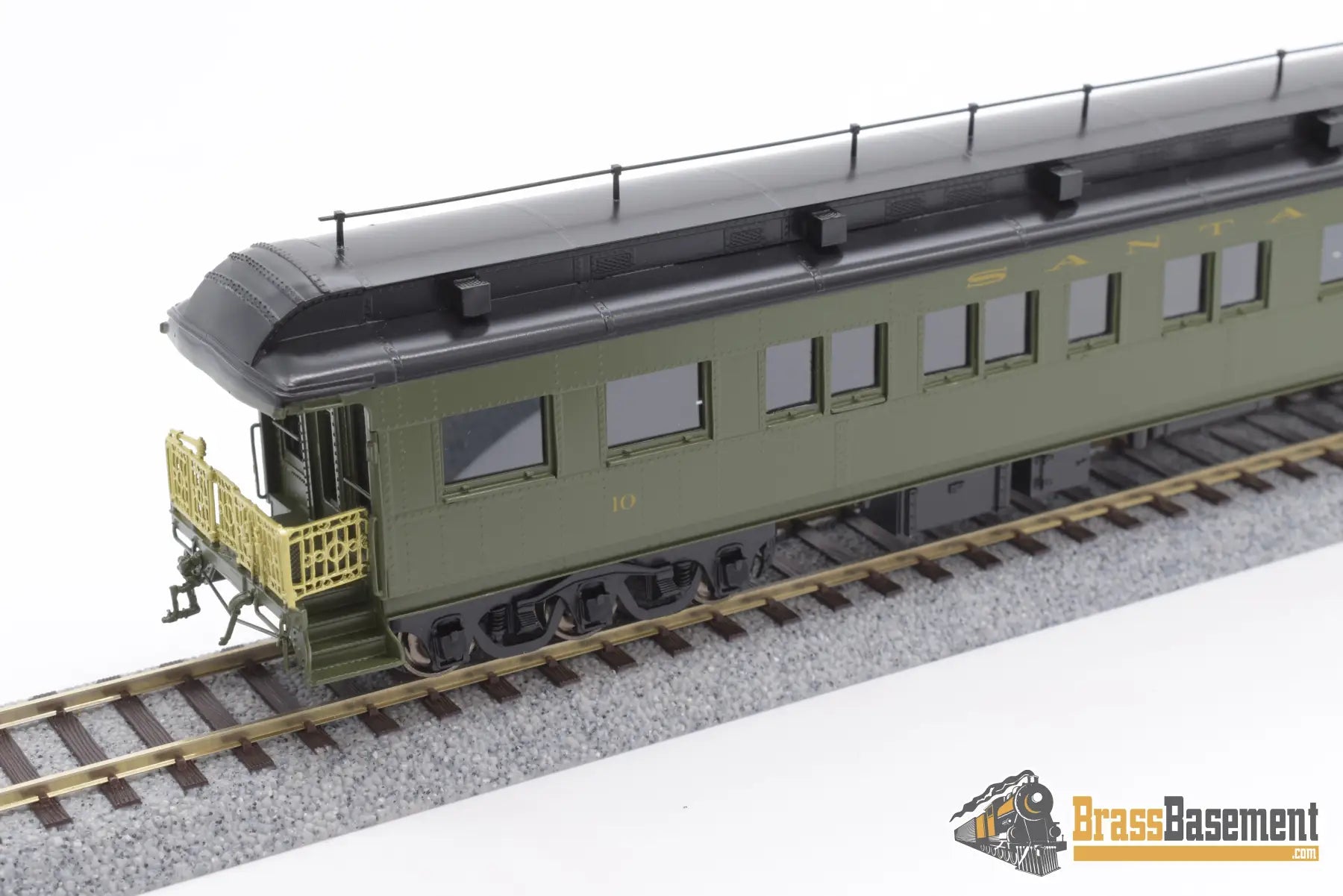 Ho Brass - Pecos River Santa Fe Business Car #10 F/P Passenger