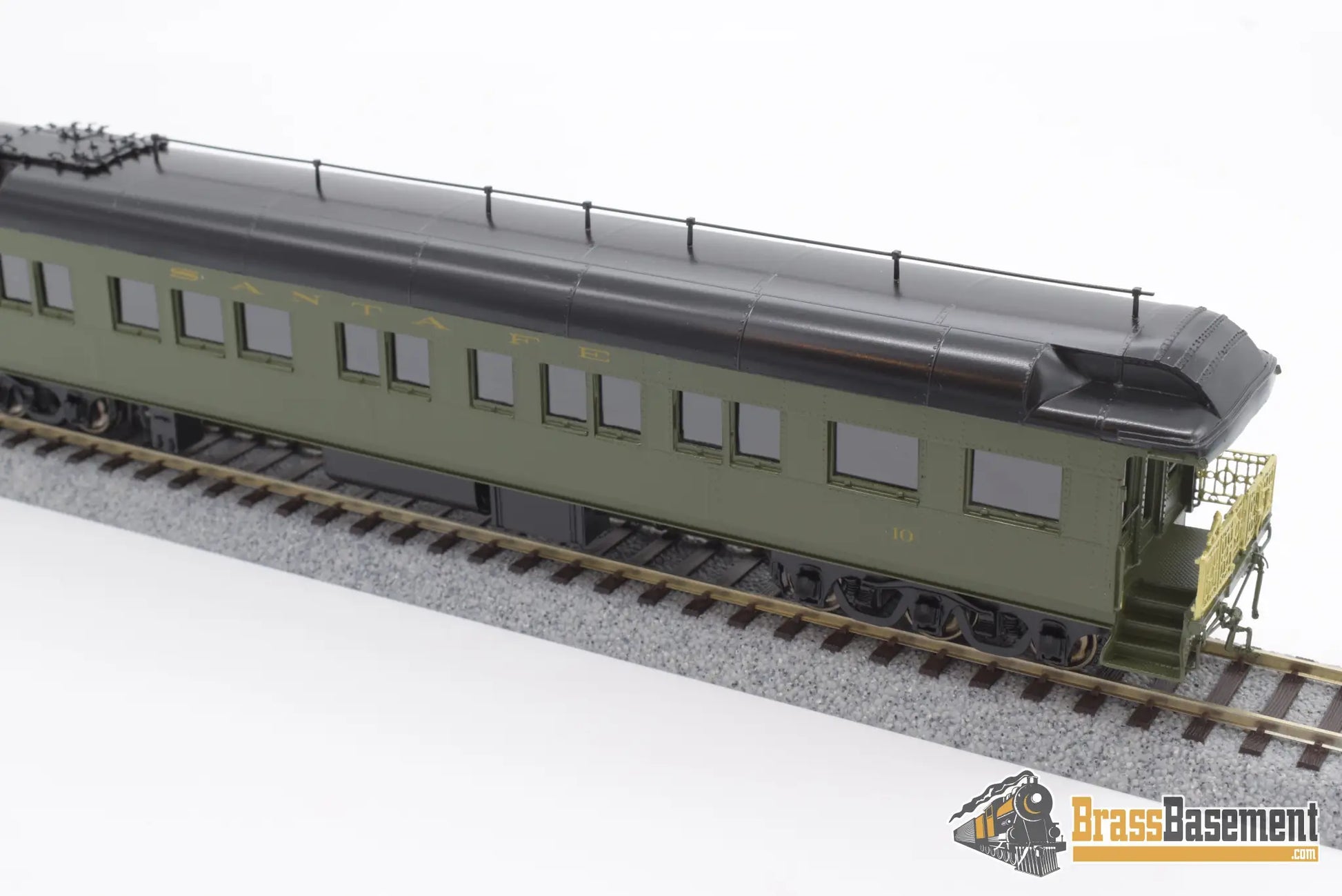 Ho Brass - Pecos River Santa Fe Business Car #10 F/P Passenger