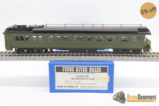 Ho Brass - Pecos River Santa Fe Business Car #10 F/P Passenger