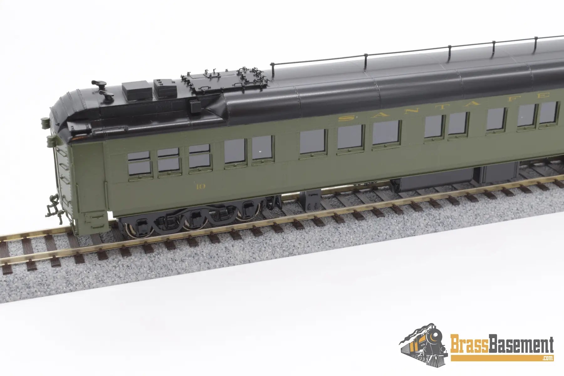 Ho Brass - Pecos River Santa Fe Business Car #10 F/P Passenger