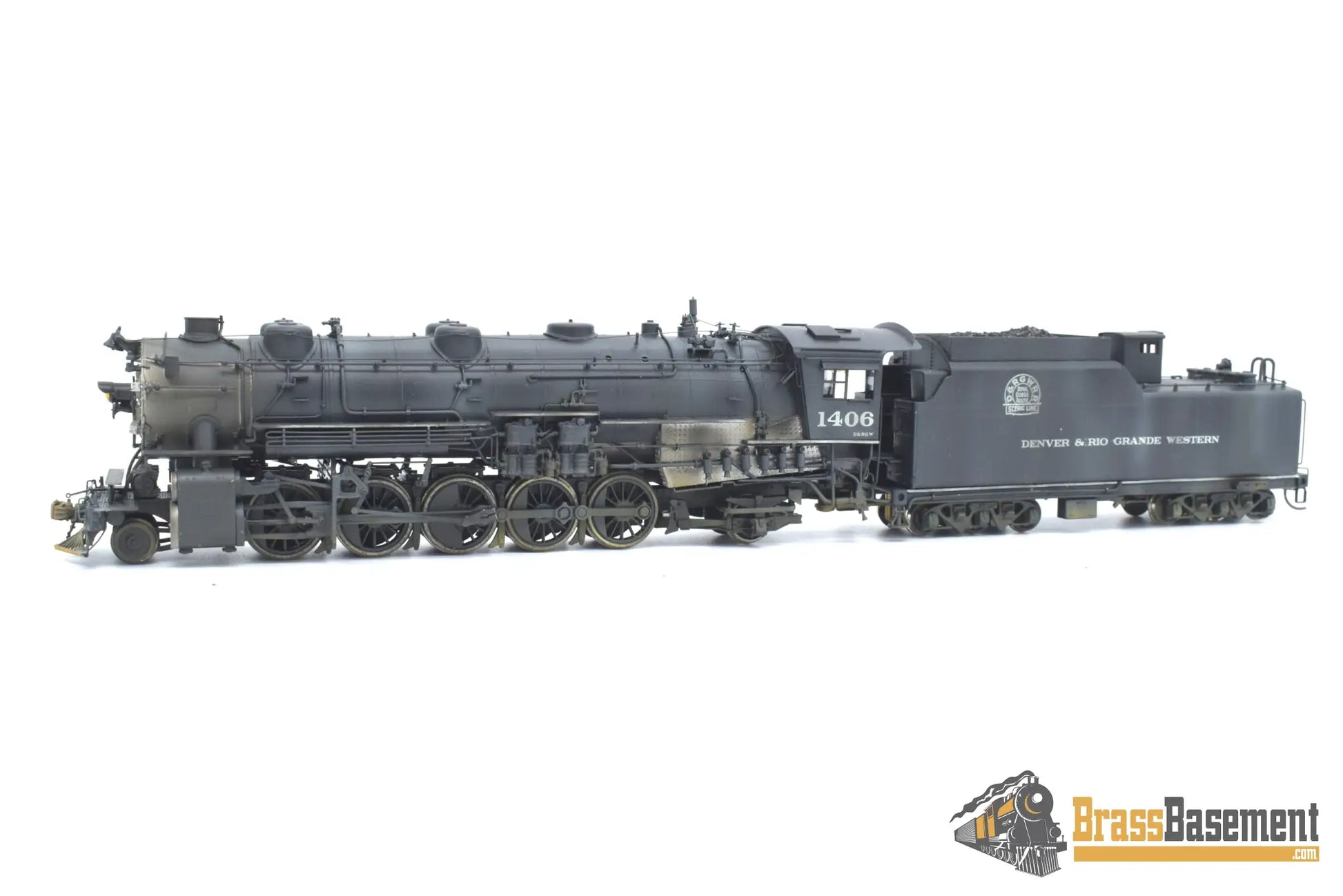 Ho Brass - Pfm Drgw Rio Grande 2 - 10 - 2 F - 81 Late Version Custom Paint Steam