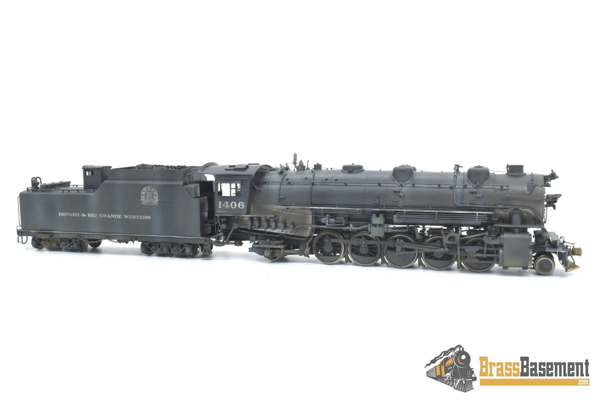 Ho Brass - Pfm Drgw Rio Grande 2 - 10 - 2 F - 81 Late Version Custom Paint Steam