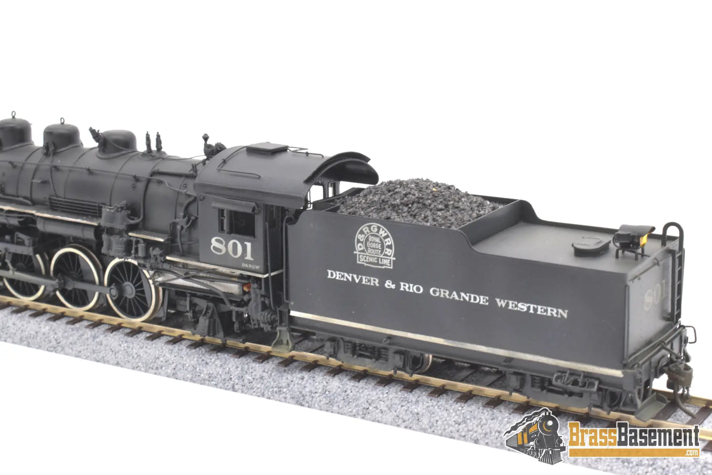 Ho Brass - Pfm Drgw Rio Grande P - 44 4 - 6 - 2 Pacific Custom Paint Samhongsa Steam