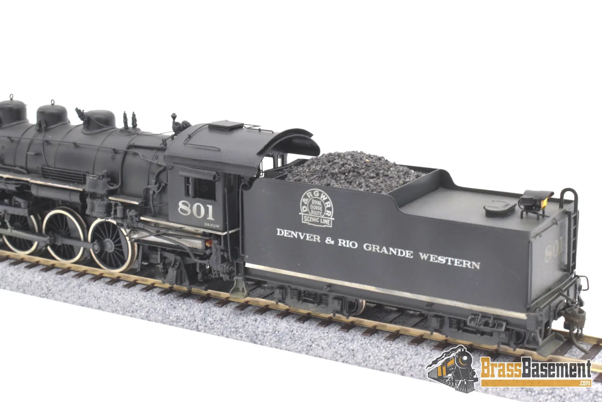 Ho Brass - Pfm Drgw Rio Grande P - 44 4 - 6 - 2 Pacific Custom Paint Samhongsa Steam