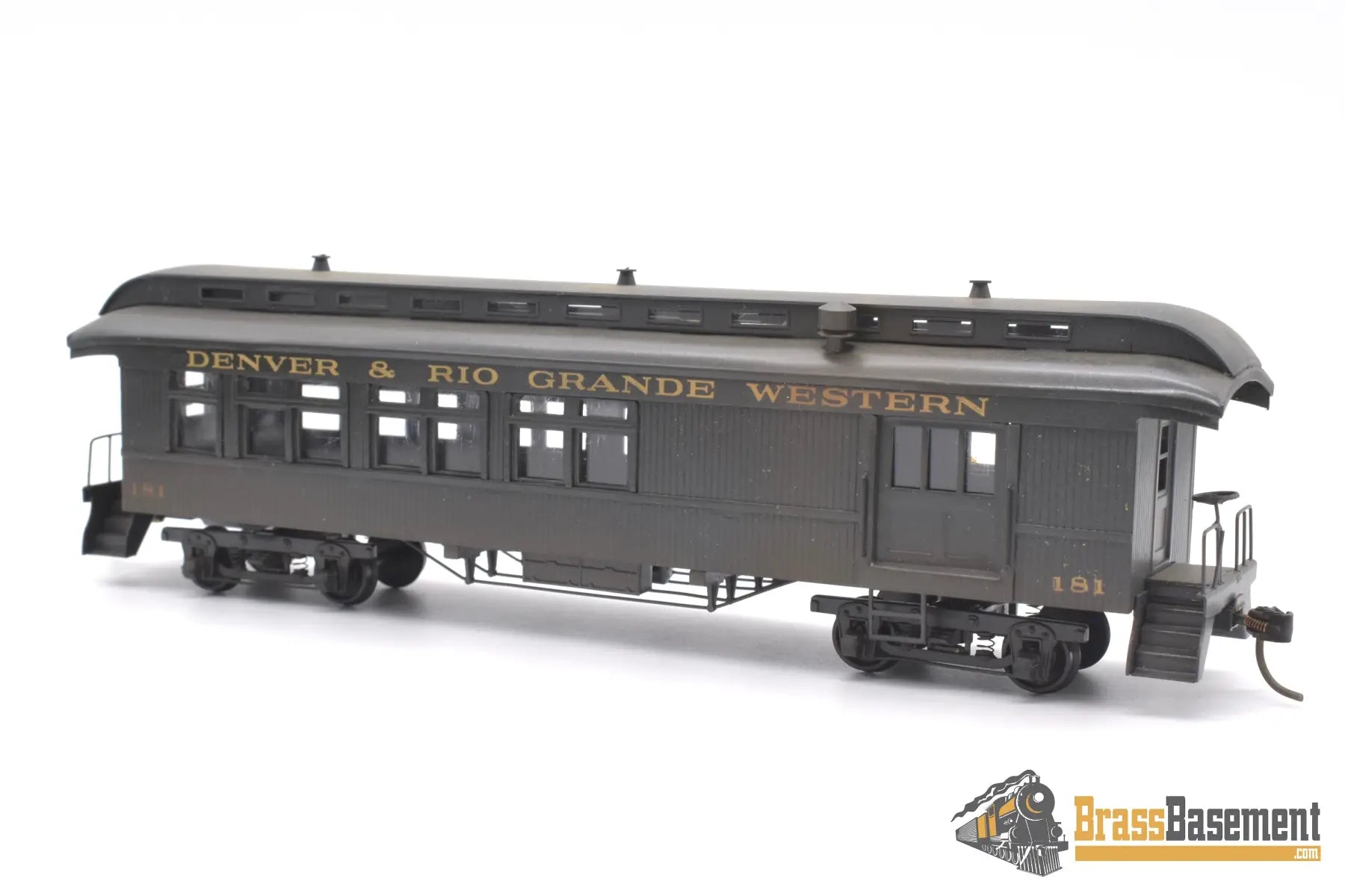 Ho Brass - Pfm Fujiyama 3 Car Old Time Passenger Set Drgw Rio Grande Paint Nice