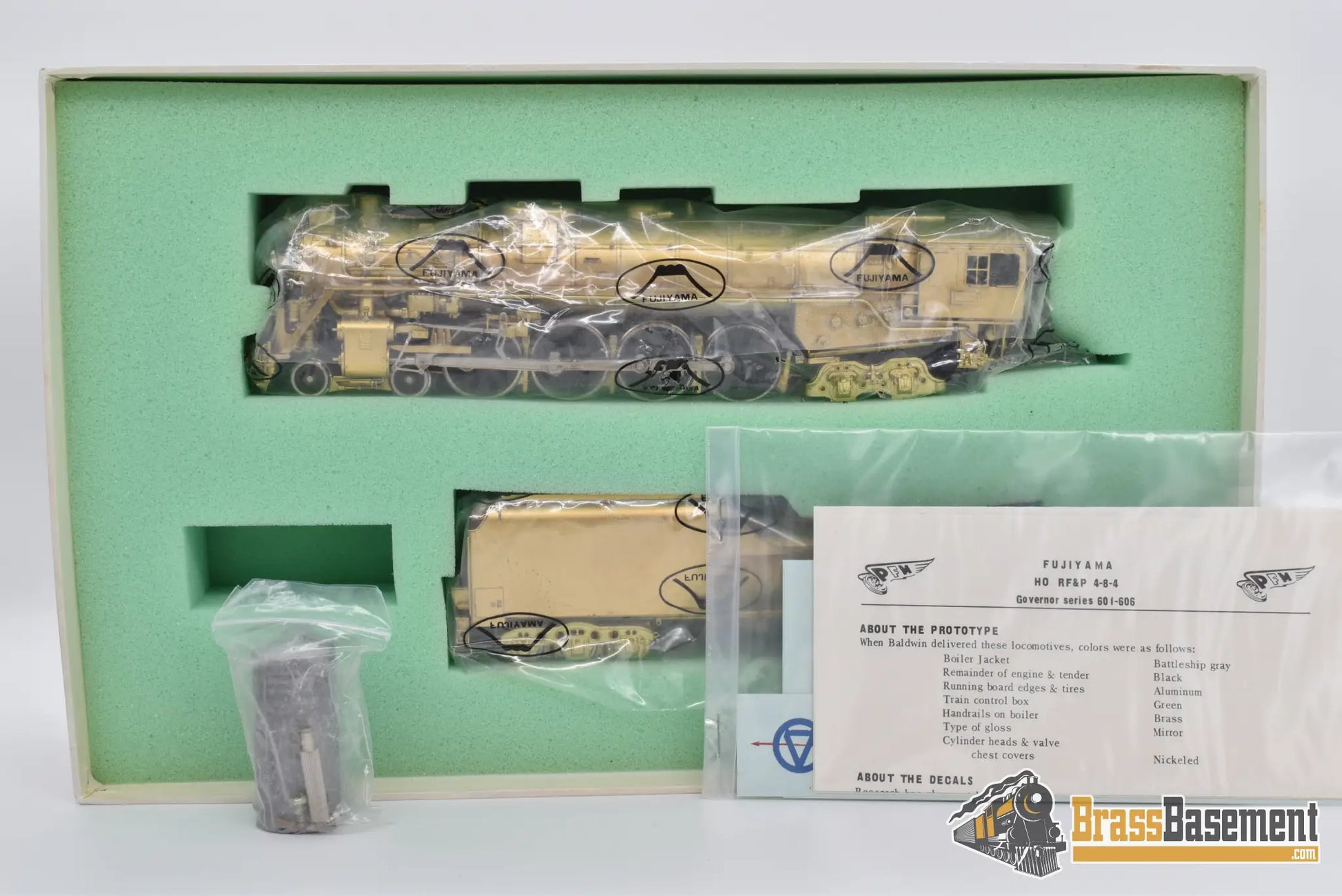 Ho Brass - Pfm Fujiyama Crown Rf&P Governor 4 - 8 - 4 1976 Run