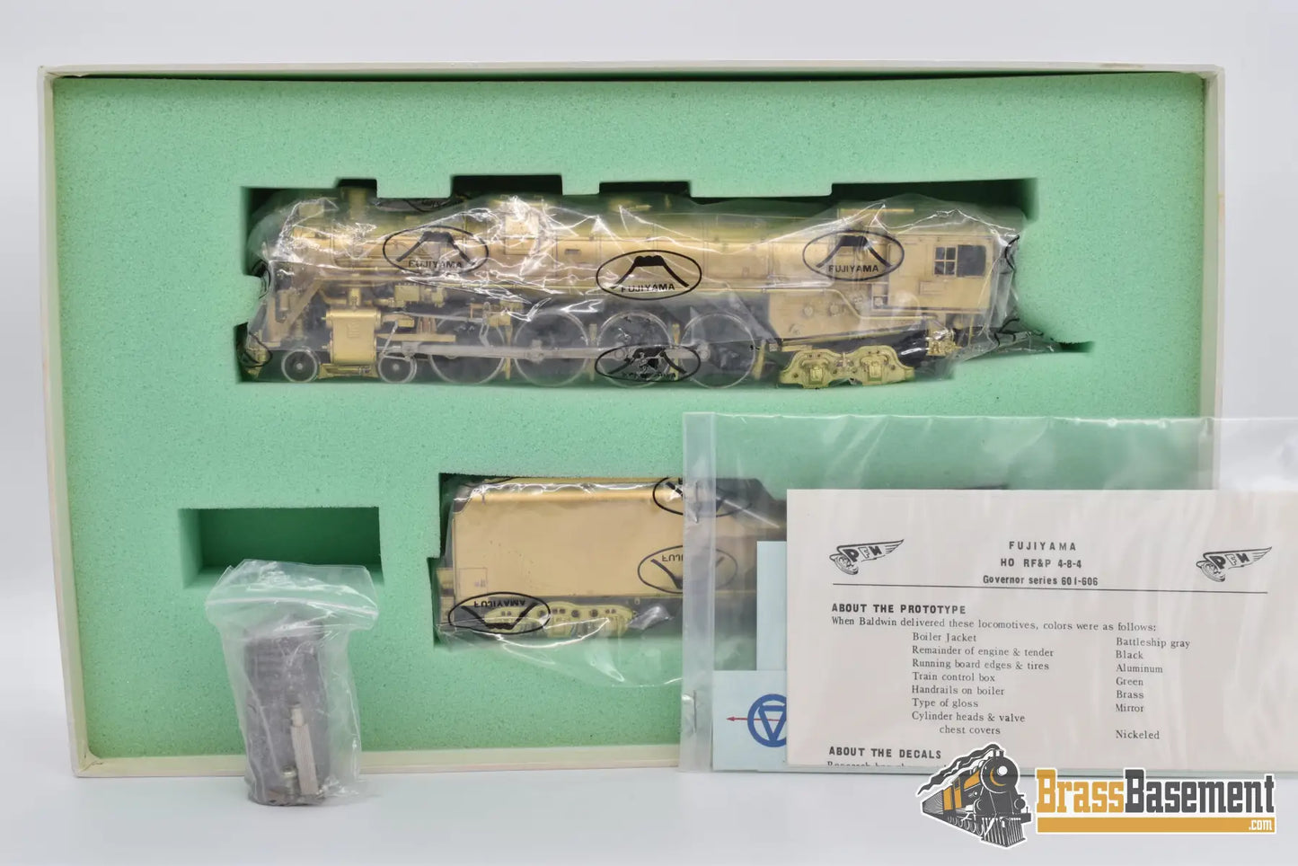Ho Brass - Pfm Fujiyama Crown Rf&P Governor 4 - 8 - 4 1976 Run