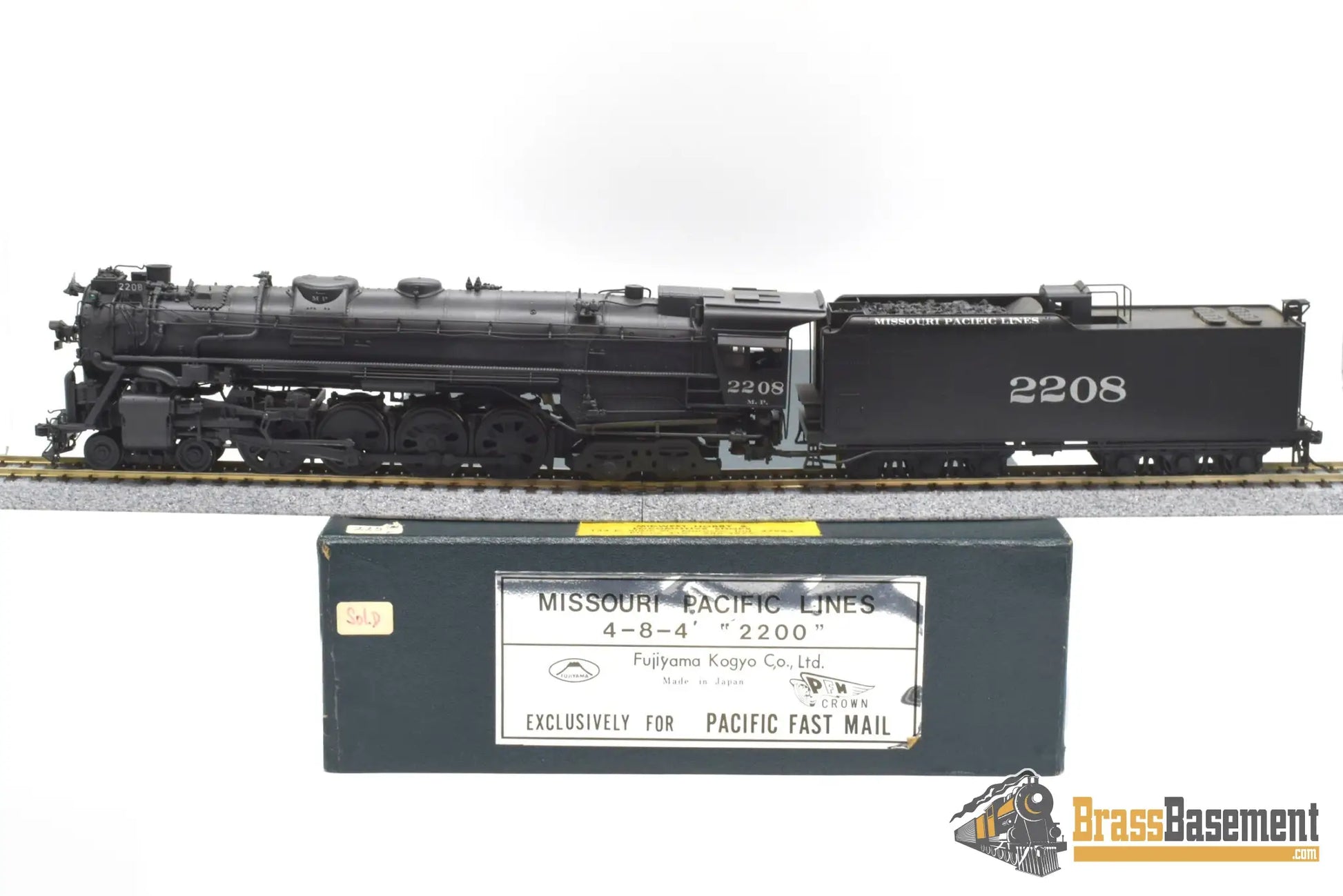 Ho Brass - Pfm Fujiyama Missouri Pacific Mp ‘2200’ 4 - 8 - 4 Custom Paint