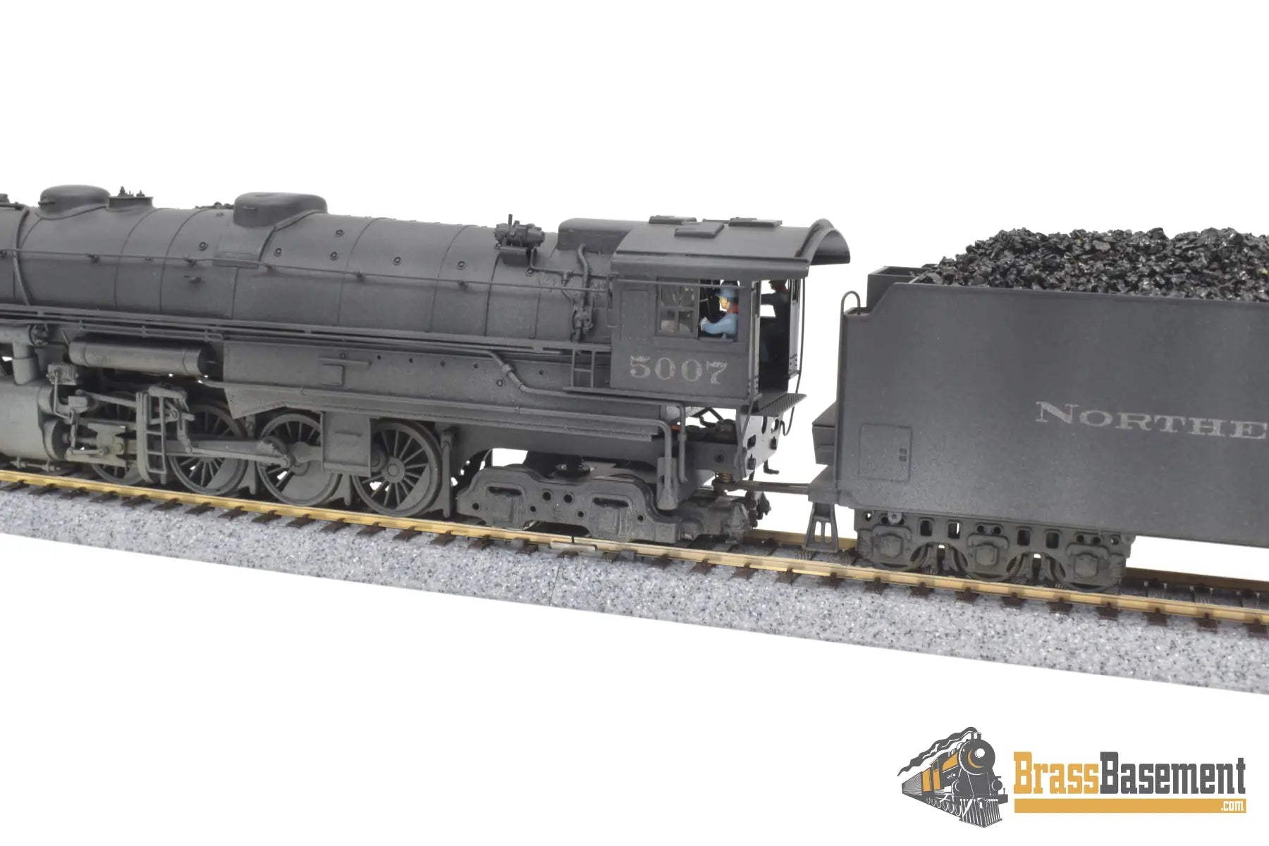 Ho Brass - Pfm Fujiyama Northern Pacific Np 2 - 8 - 8 - 4 Z - 5 ’Yellowstone’ Custom Paint Steam