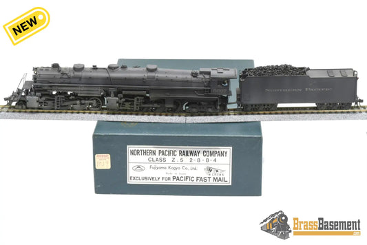 Ho Brass - Pfm Fujiyama Northern Pacific Np 2 - 8 - 8 - 4 Z - 5 ’Yellowstone’ Custom Paint Steam