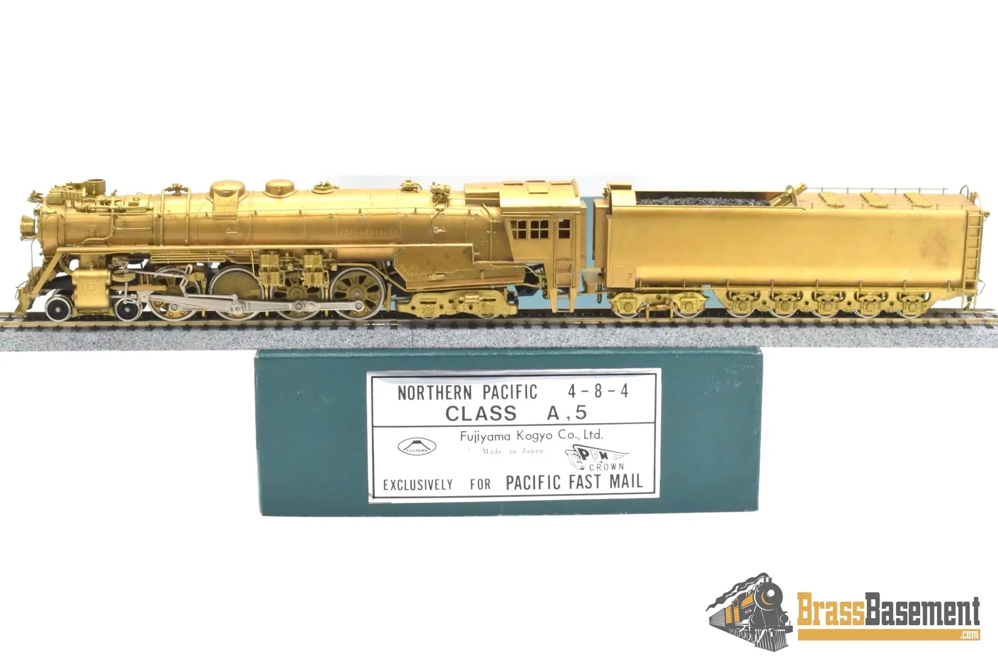 Ho Brass - Pfm Fujiyama Northern Pacific Np 4-8-4 A-5 ’Northern’ Unpainted Steam