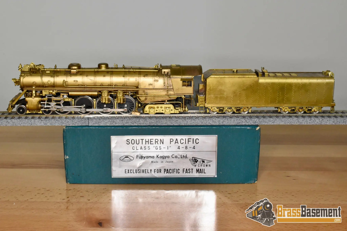 HO Brass PFM Fujiyama Southern Pacific NP 4 8 4 GS 1 ’Northern’ Unpainted Steam