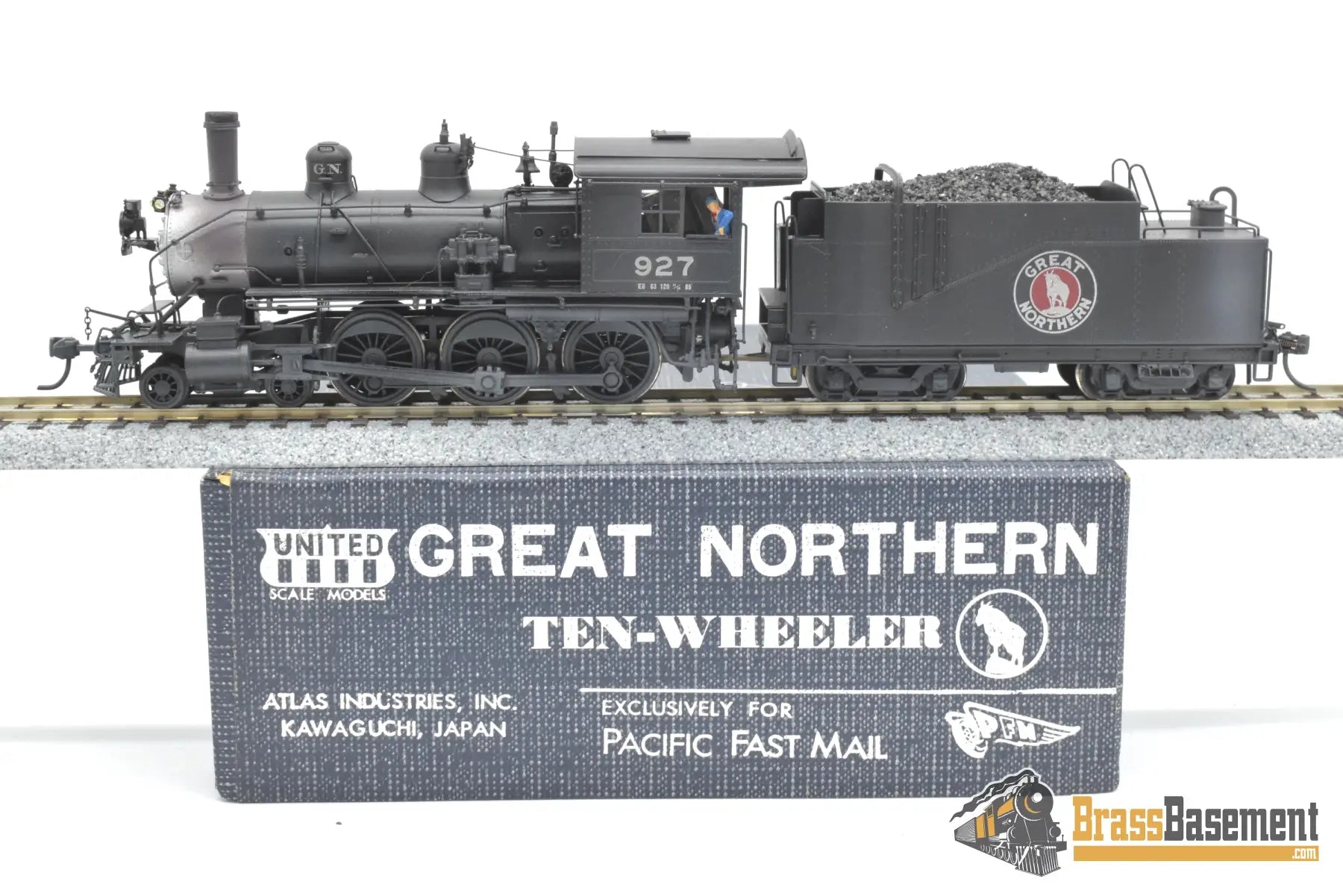 HO Brass - PFM Great Northern GN 4-6-0 E-6 Ten-Wheeler - C/P Goat Herald Steam