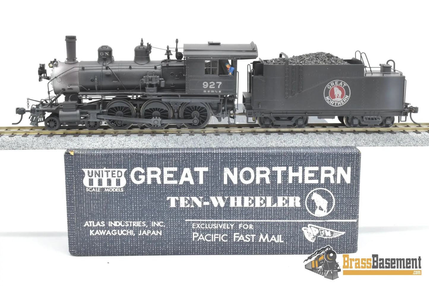 HO Brass - PFM Great Northern GN 4-6-0 E-6 Ten-Wheeler - C/P Goat Herald Steam