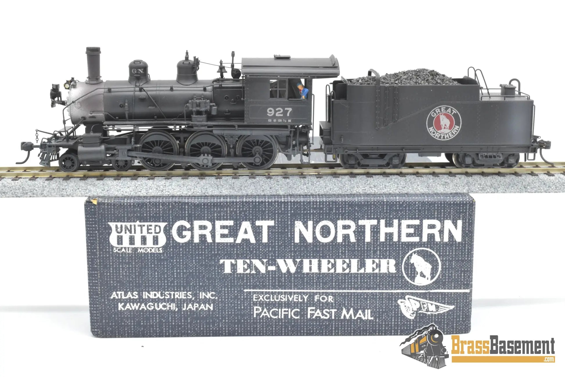 HO Brass - PFM Great Northern GN 4-6-0 E-6 Ten-Wheeler - C/P Goat Herald Steam