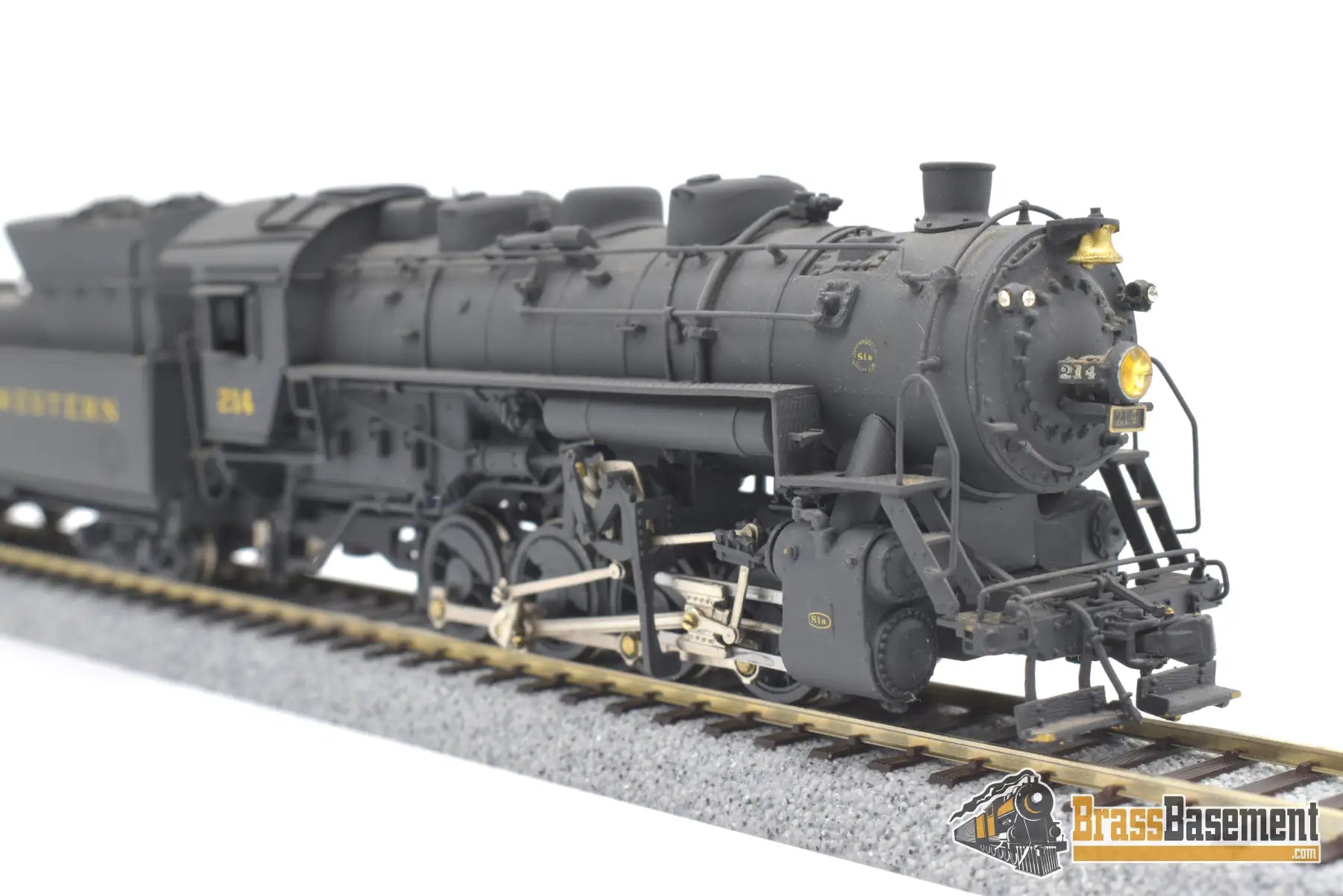 Ho Brass - Pfm Norfolk & Western N&W S - 1A 0 - 8 - 0 #214 Great Paint Samhongsa Steam