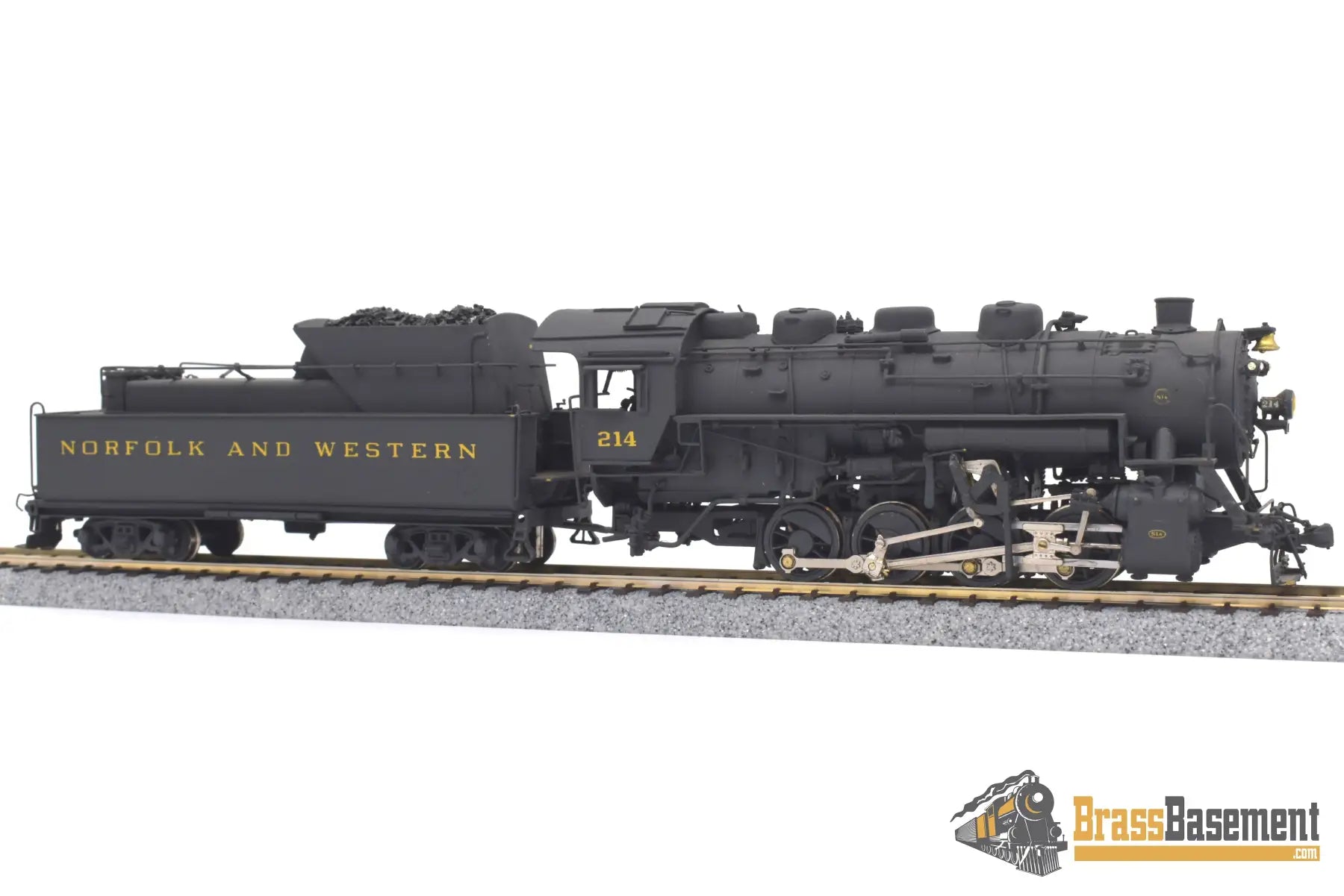 Ho Brass - Pfm Norfolk & Western N&W S - 1A 0 - 8 - 0 #214 Great Paint Samhongsa Steam