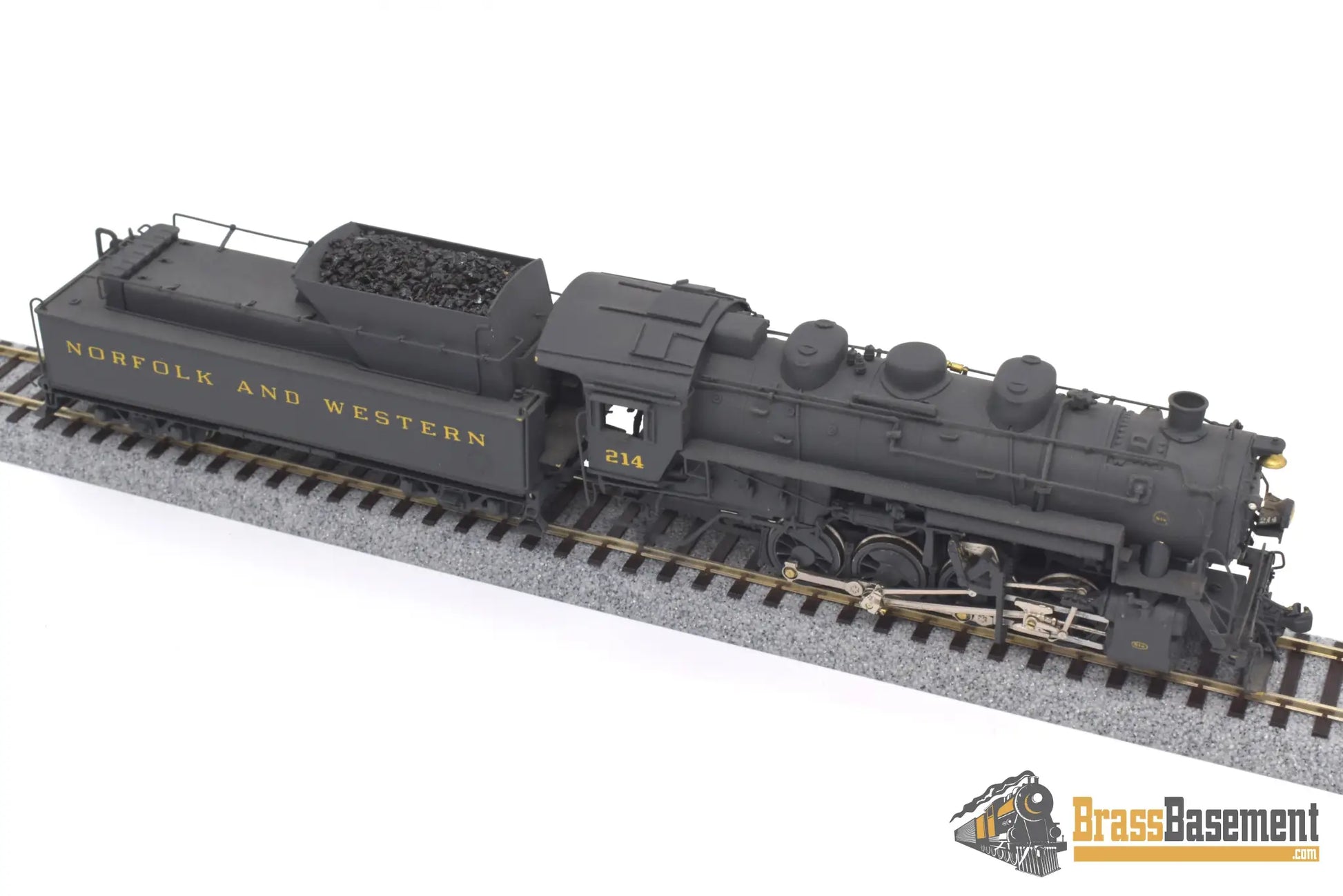 Ho Brass - Pfm Norfolk & Western N&W S - 1A 0 - 8 - 0 #214 Great Paint Samhongsa Steam