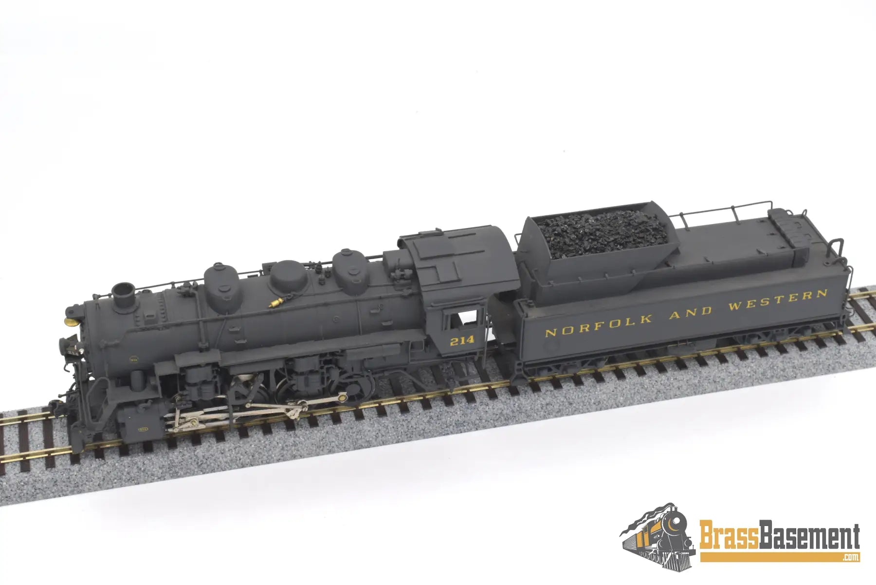 Ho Brass - Pfm Norfolk & Western N&W S - 1A 0 - 8 - 0 #214 Great Paint Samhongsa Steam