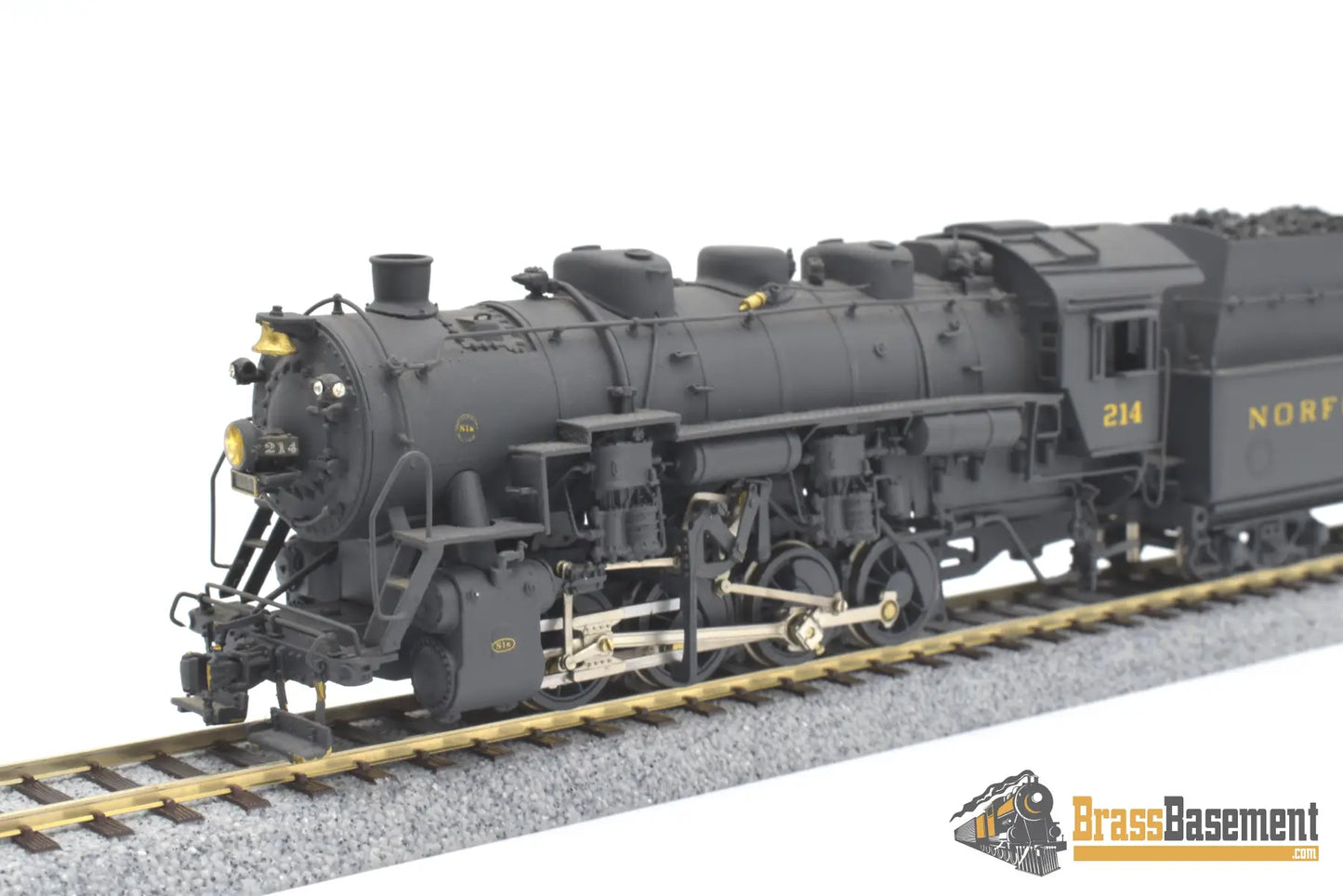 Ho Brass - Pfm Norfolk & Western N&W S - 1A 0 - 8 - 0 #214 Great Paint Samhongsa Steam