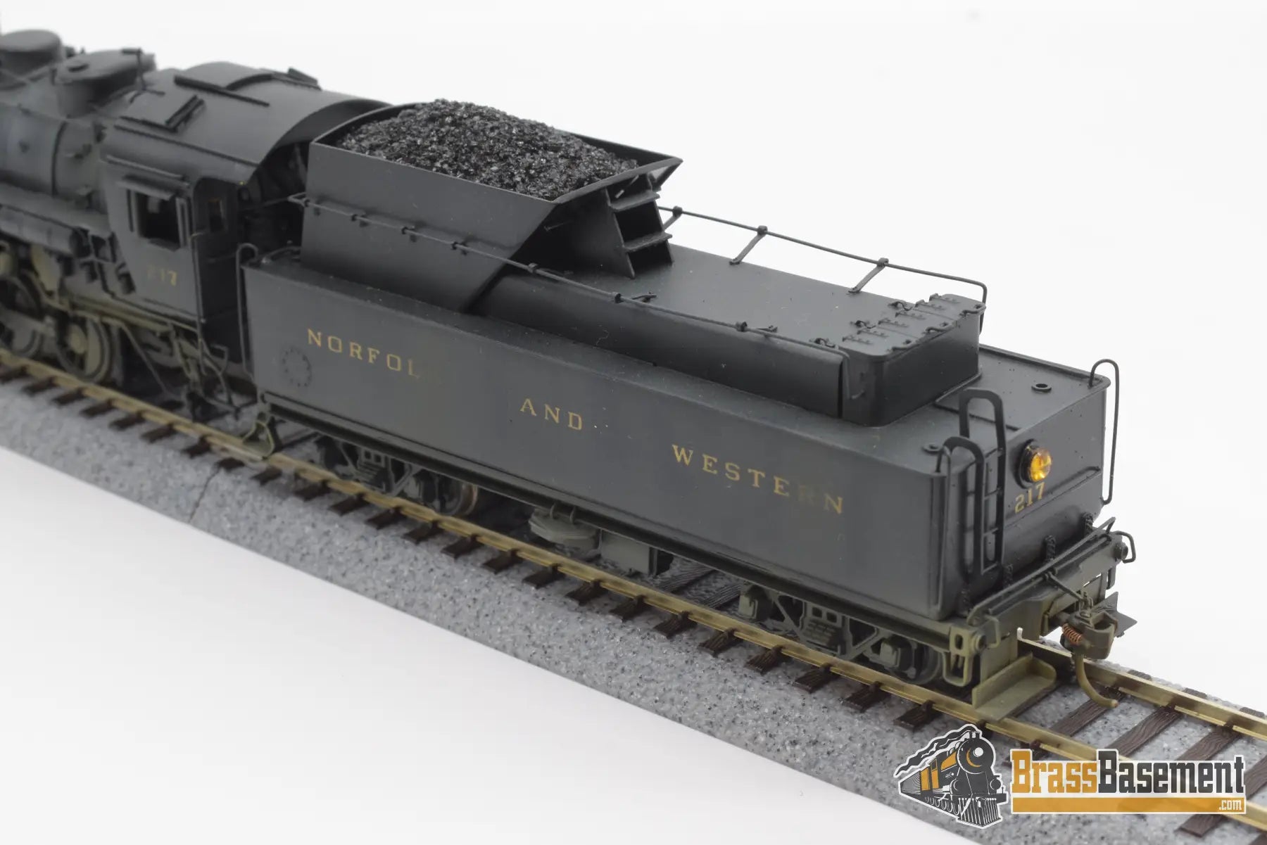Ho Brass - Pfm Norfolk & Western S1A 0 - 8 - 0 Samhongsa Nice Paint Steam