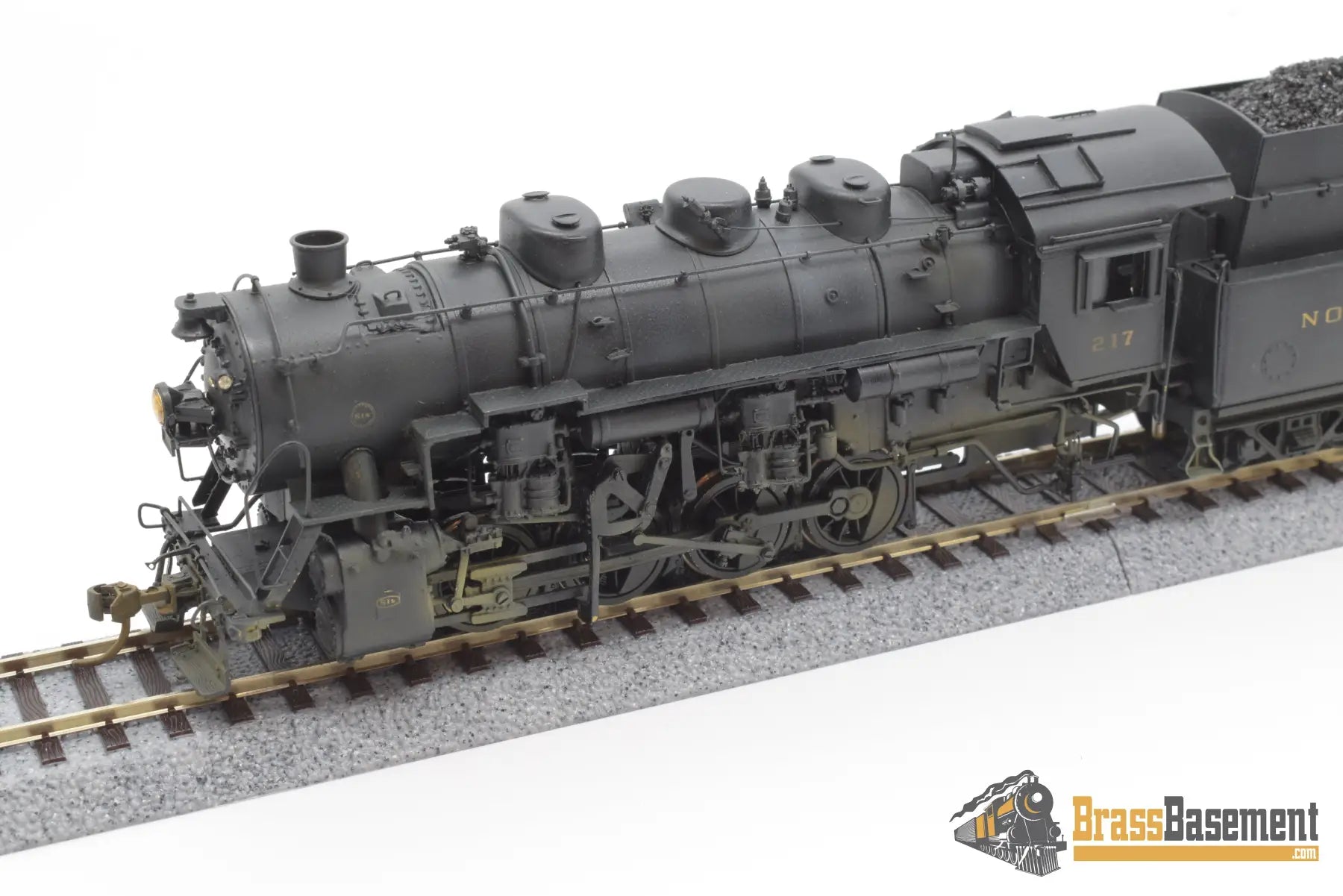 Ho Brass - Pfm Norfolk & Western S1A 0 - 8 - 0 Samhongsa Nice Paint Steam