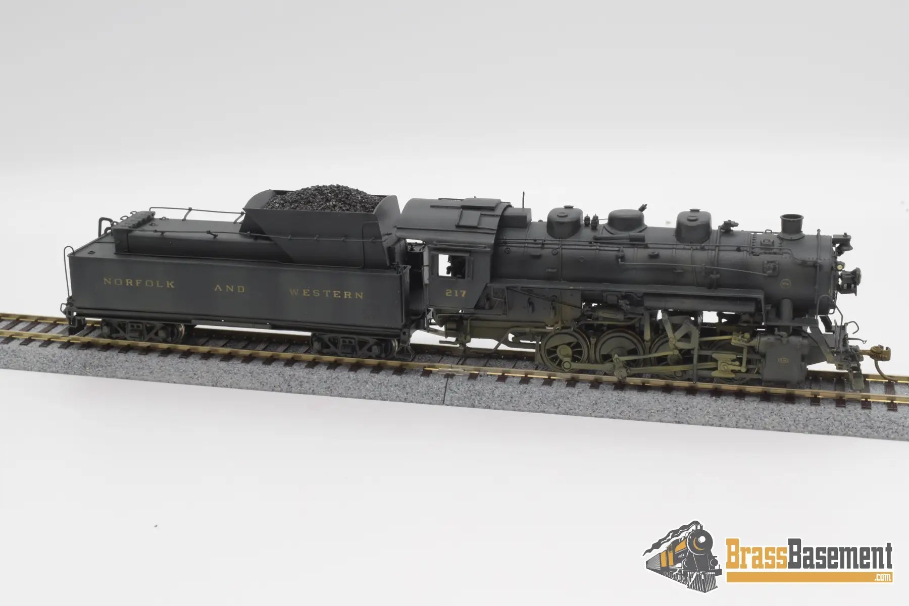 Ho Brass - Pfm Norfolk & Western S1A 0 - 8 - 0 Samhongsa Nice Paint Steam
