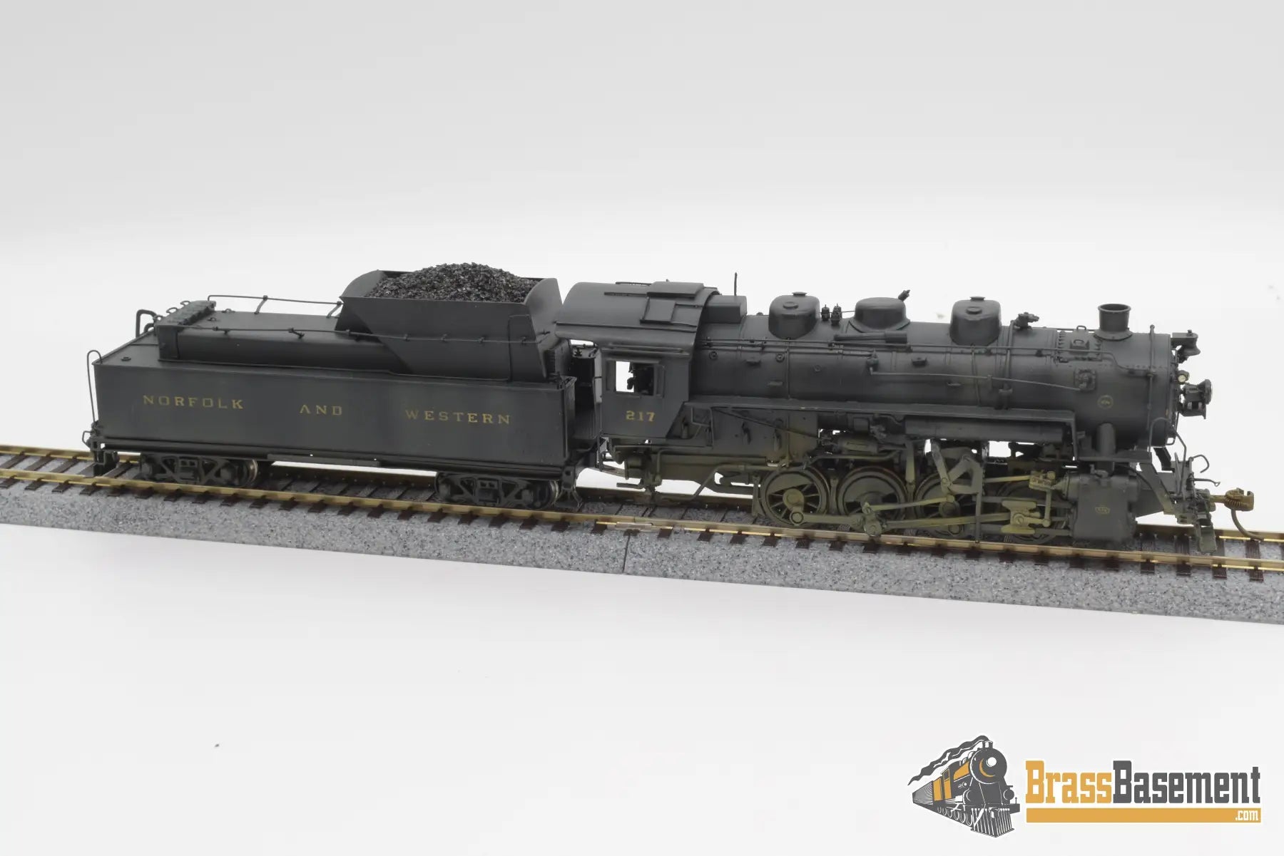 Ho Brass - Pfm Norfolk & Western S1A 0 - 8 - 0 Samhongsa Nice Paint Steam