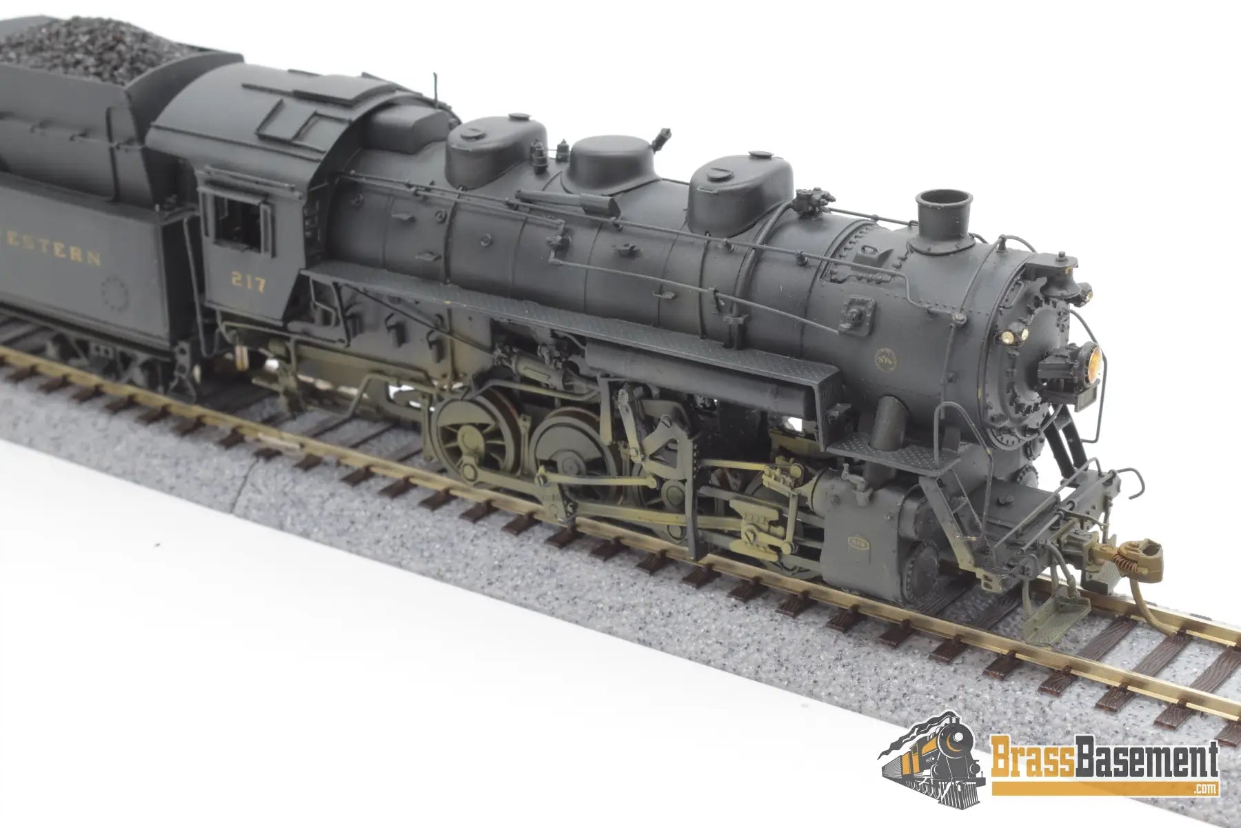 Ho Brass - Pfm Norfolk & Western S1A 0 - 8 - 0 Samhongsa Nice Paint Steam