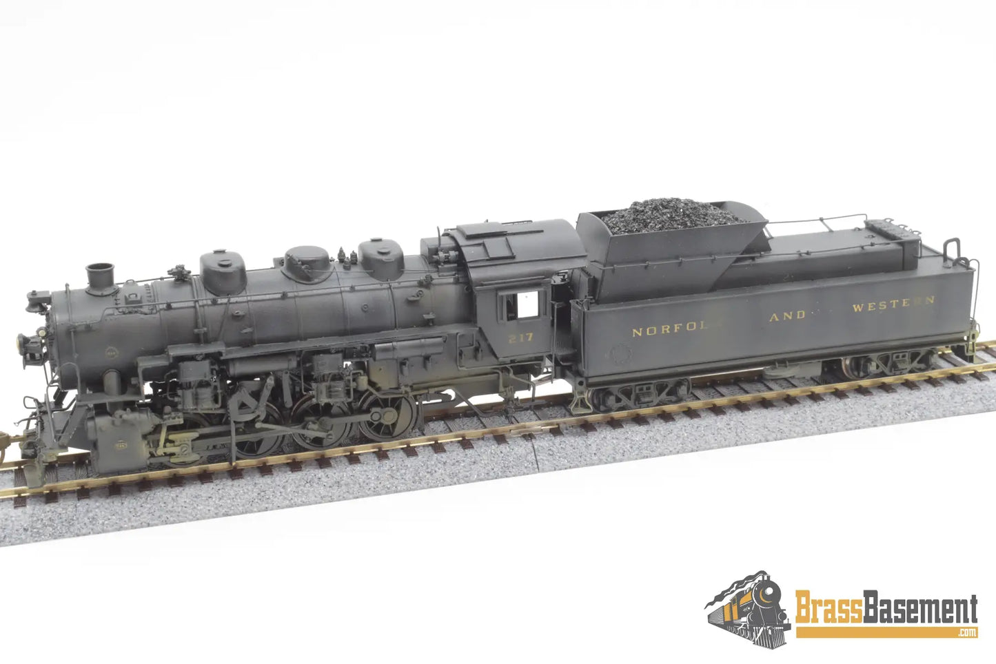 Ho Brass - Pfm Norfolk & Western S1A 0 - 8 - 0 Samhongsa Nice Paint Steam