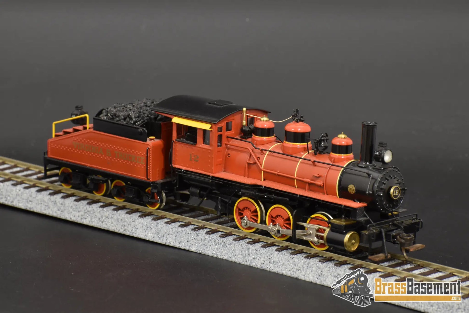 Ho Brass - Pfm ’Omaha’ 0 - 6 - 0 Custom Painted Virginia & Truckee Steam